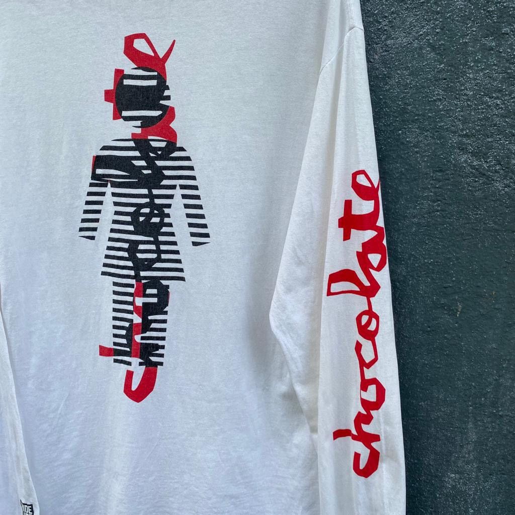 Chocolate Thrashed Girl Skateboard Long Sleeve Tee Size US M / EU 48-50 / 2 - 2 Thumbnail