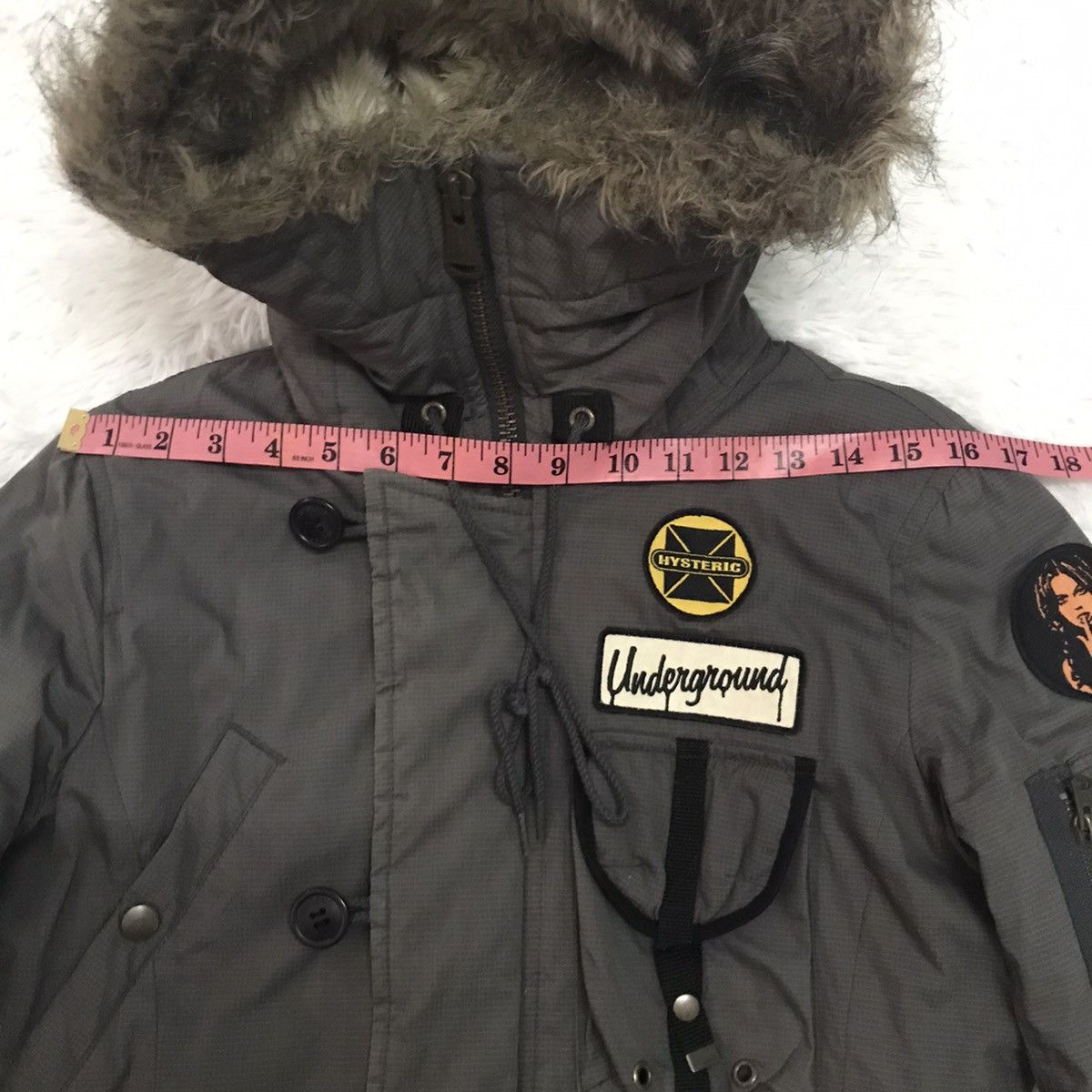 Hysteric Glamour Hysteric Glamour Underground Cargo Hairy Hoodie Jacket Size US S / EU 44-46 / 1 - 24 Thumbnail