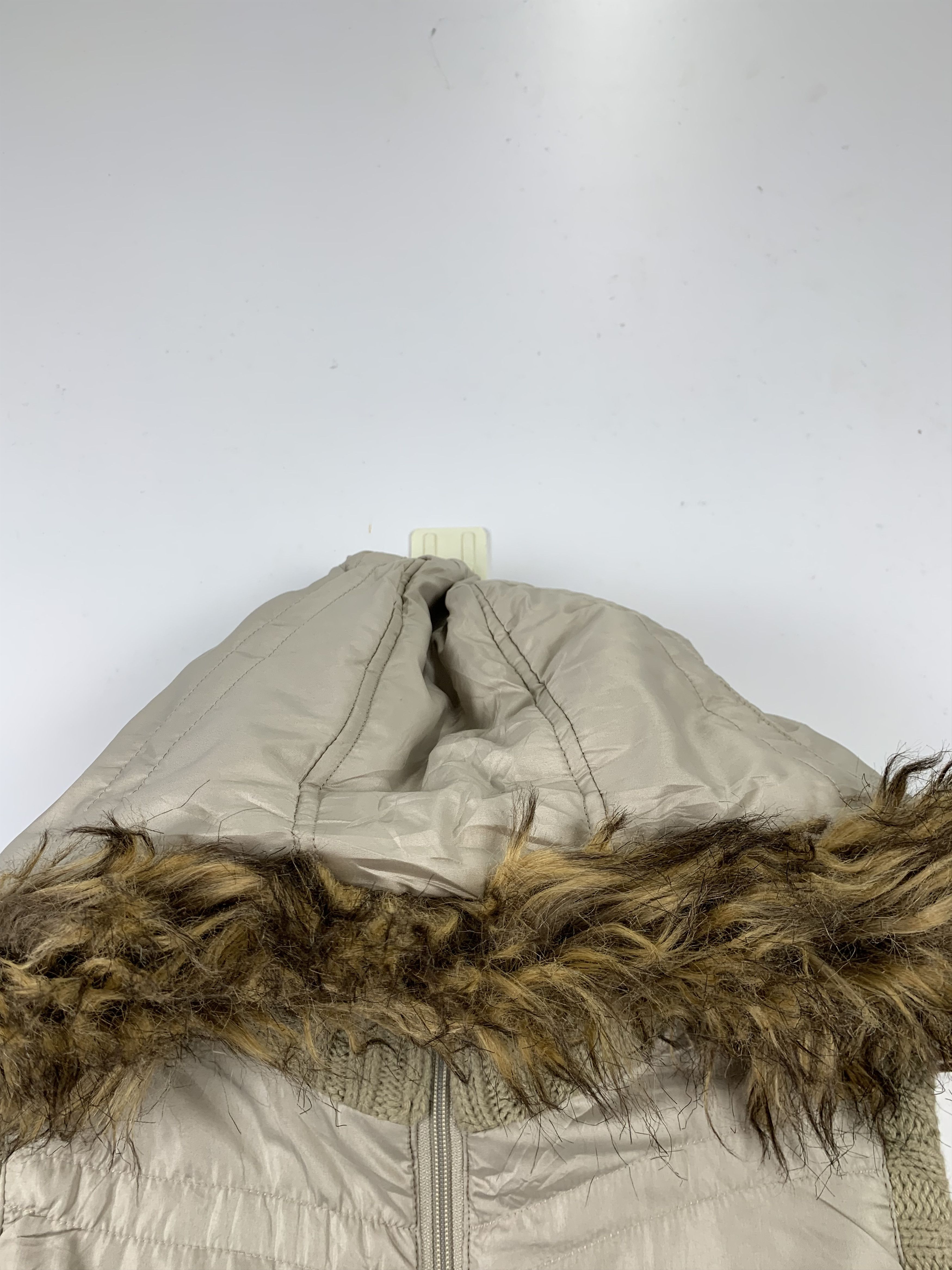 Japanese Brand Vintage NATURAL WORKS Puffer Sherpa Hoodie Zip Up Vests Size M / US 6-8 / IT 42-44 - 5 Thumbnail
