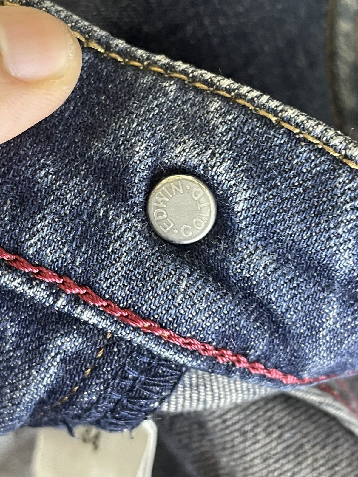 Edwin × Japanese Brand Vintage Edwin 503F Denim Jeans W 34 Size US 34 / EU 50 - 12 Thumbnail