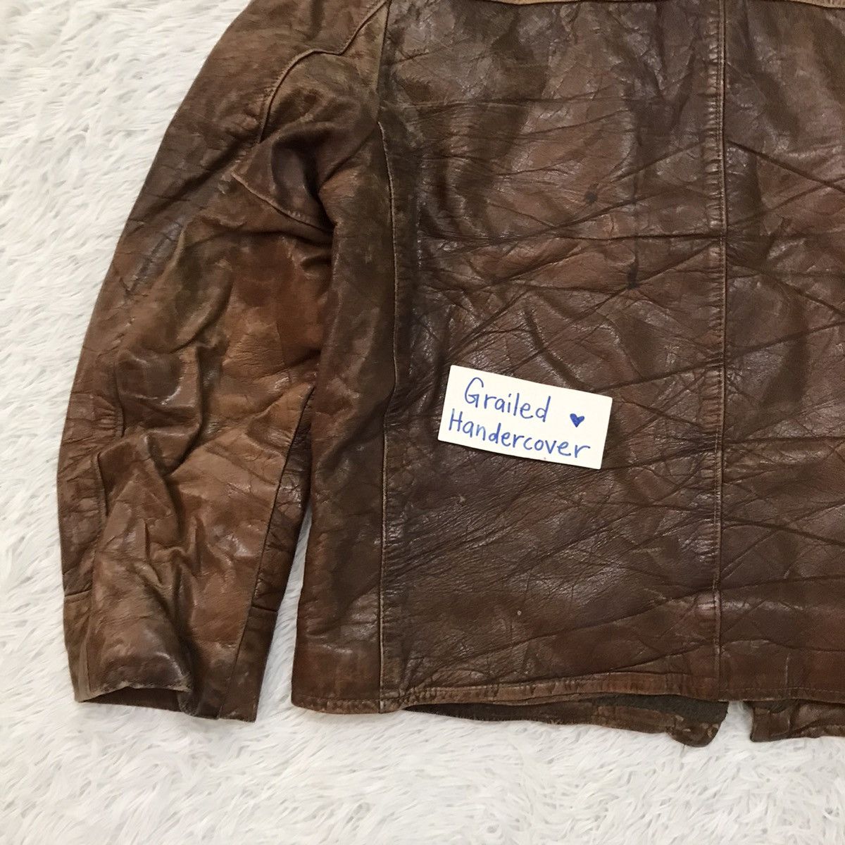 Towncraft Vtg Towncraft Pennys Leather Jacket Talon Zipper Size US L / EU 52-54 / 3 - 9 Thumbnail