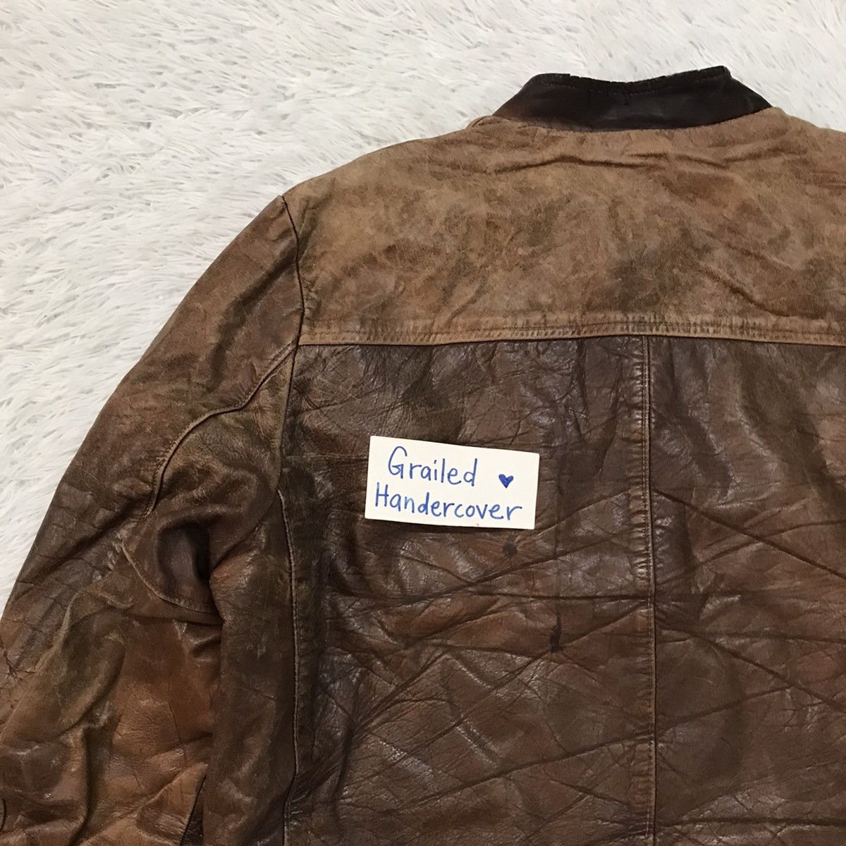 Towncraft Vtg Towncraft Pennys Leather Jacket Talon Zipper Size US L / EU 52-54 / 3 - 8 Thumbnail