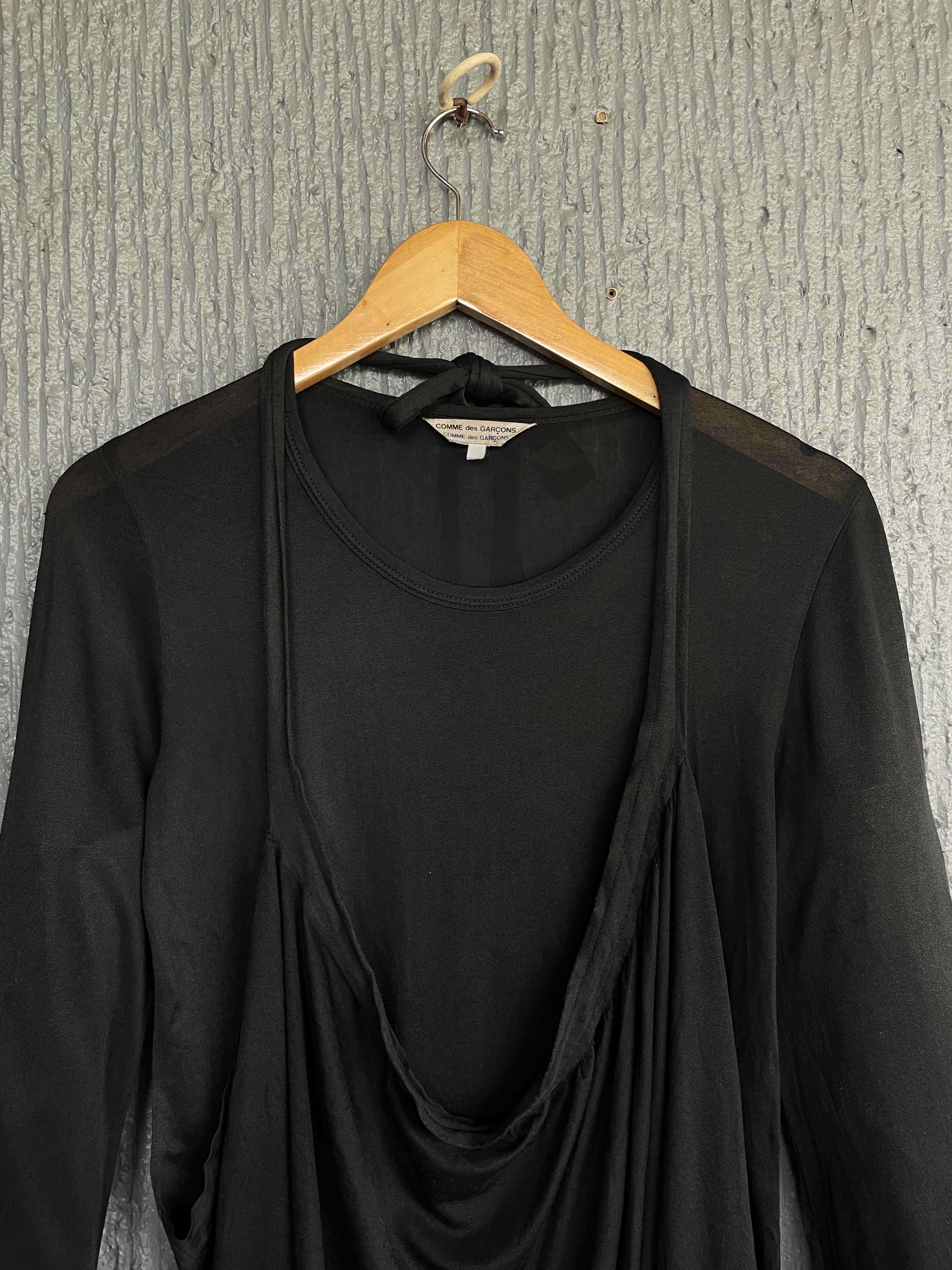 Comme des Garcons CDG 2 Layer Assymetrical Dress Size M / US 6-8 / IT 42-44 - 9 Thumbnail