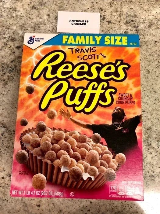 Travis Scott Travis Scott Reese's Puffs Family Size | Grailed
