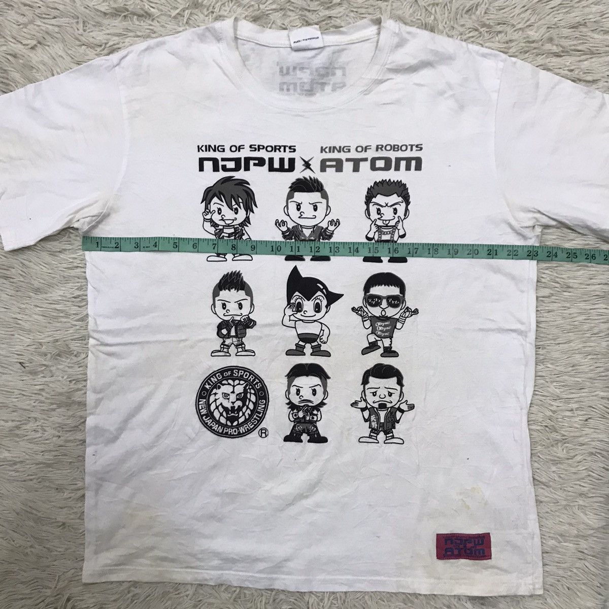 Anime VINTAGE ATOM KING OF ROBOTS ASTRO BOY TSHIRT Size US XL / EU 56 / 4 - 13 Thumbnail