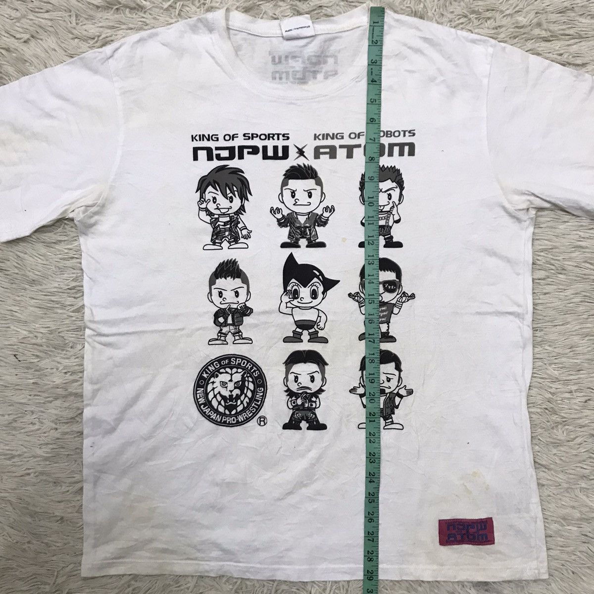 Anime VINTAGE ATOM KING OF ROBOTS ASTRO BOY TSHIRT Size US XL / EU 56 / 4 - 14 Thumbnail