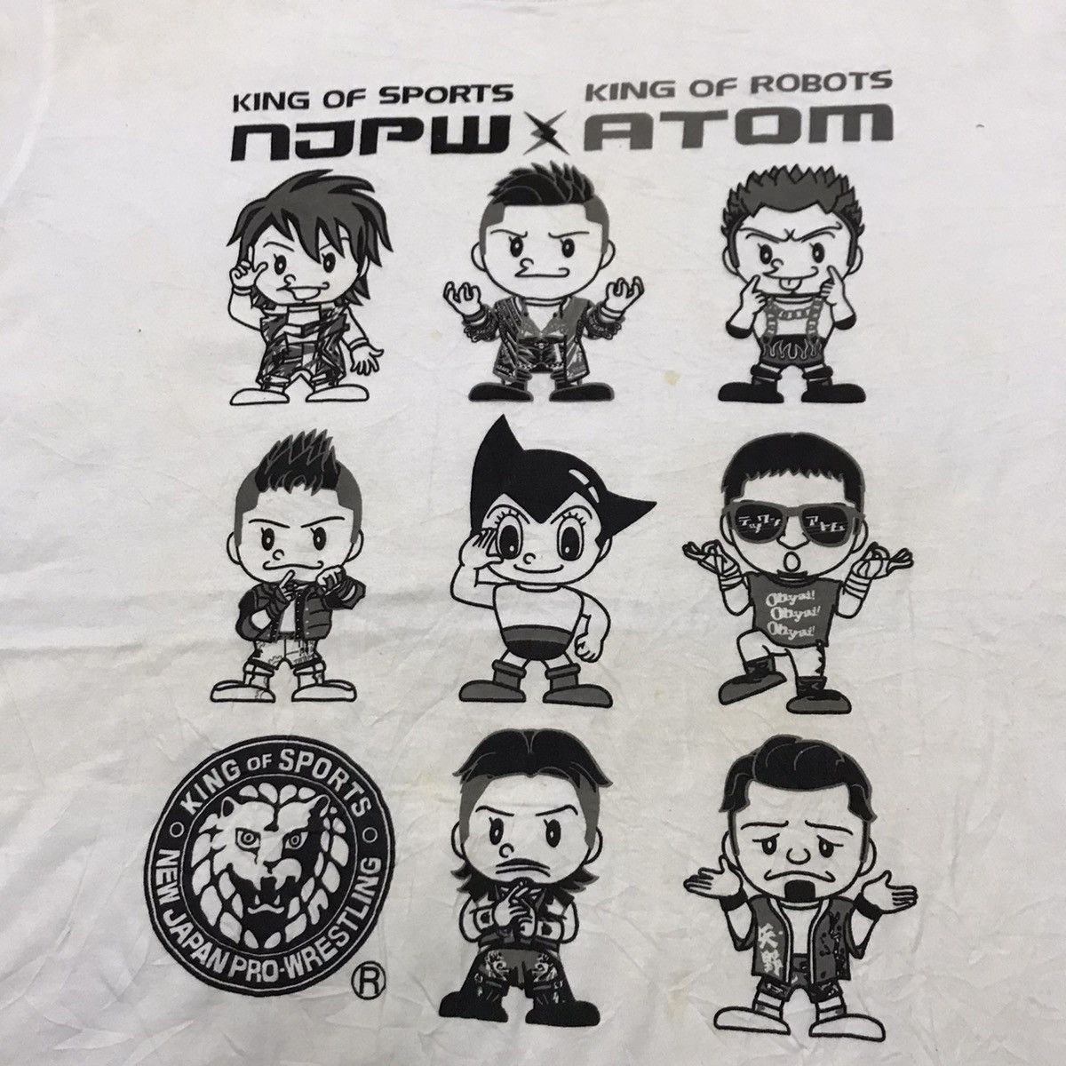 Anime VINTAGE ATOM KING OF ROBOTS ASTRO BOY TSHIRT Size US XL / EU 56 / 4 - 9 Thumbnail