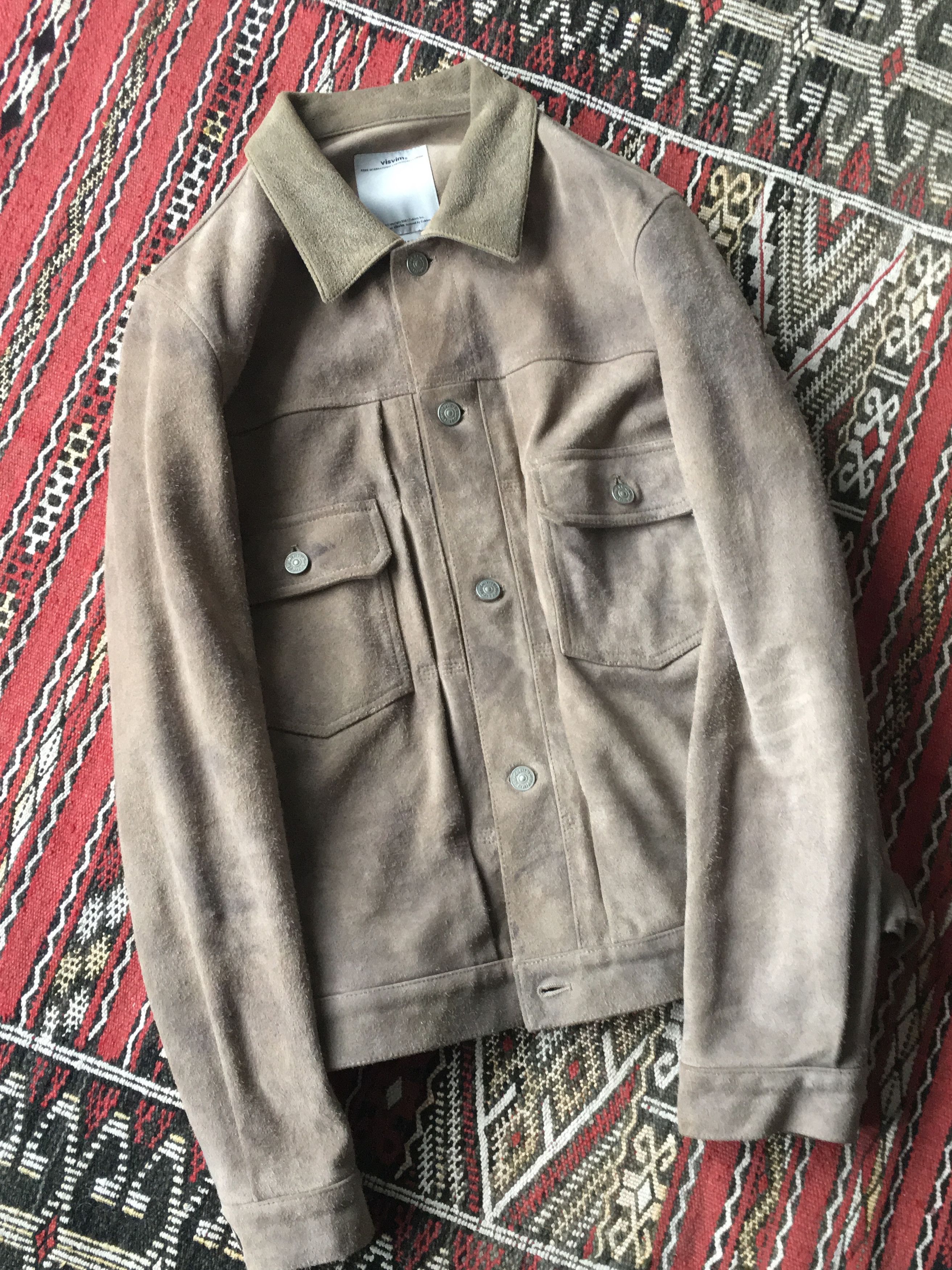 Visvim Very Rare Visvim Suede/Leather 101 Jacket | Grailed