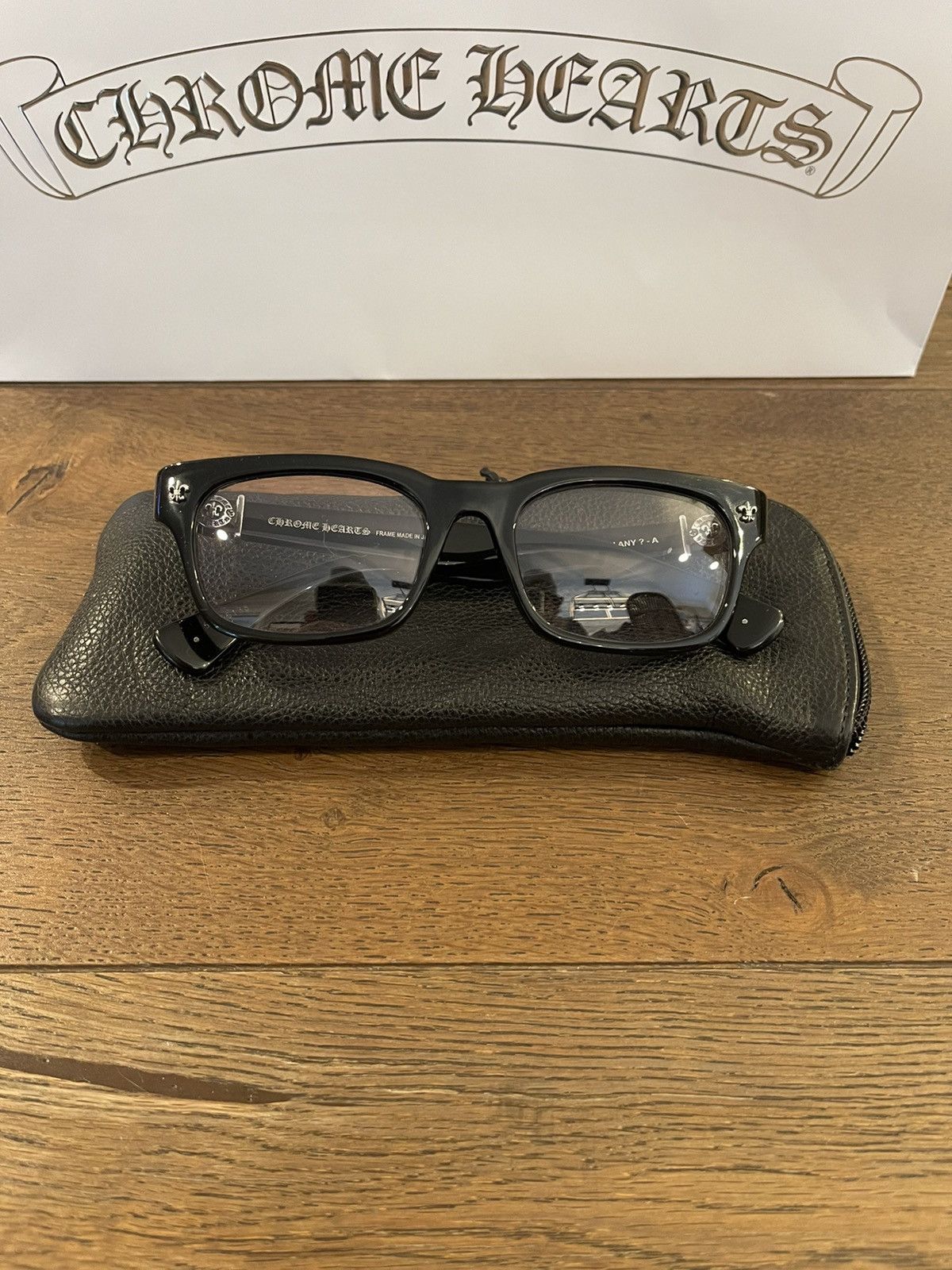 Chrome Hearts Gittin Any ? Black Frame Sunglasses | Grailed