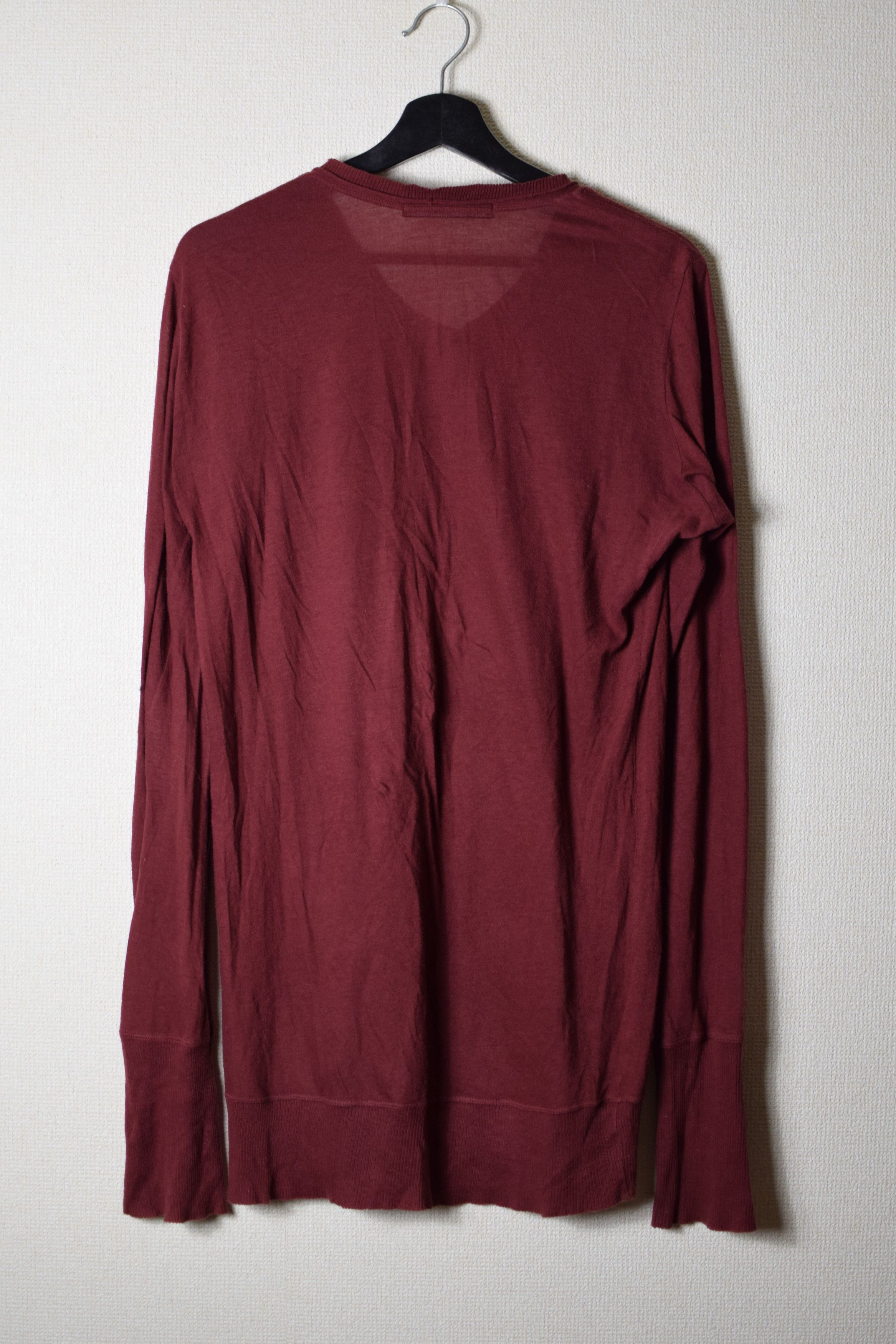 Julius Julius AW11 Halo Red Longsleeve Top - 357CUM25 Size US M / EU 48-50 / 2 - 3 Thumbnail