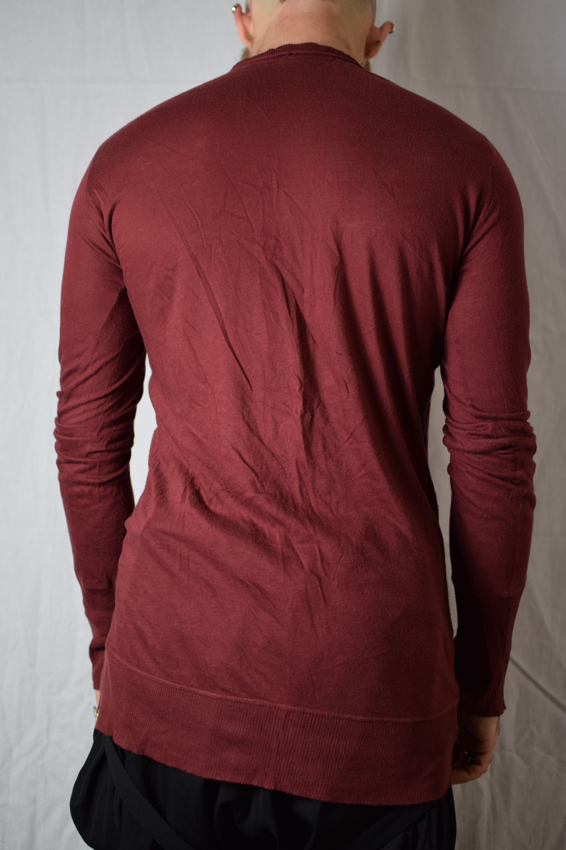 Julius Julius AW11 Halo Red Longsleeve Top - 357CUM25 Size US M / EU 48-50 / 2 - 7 Thumbnail