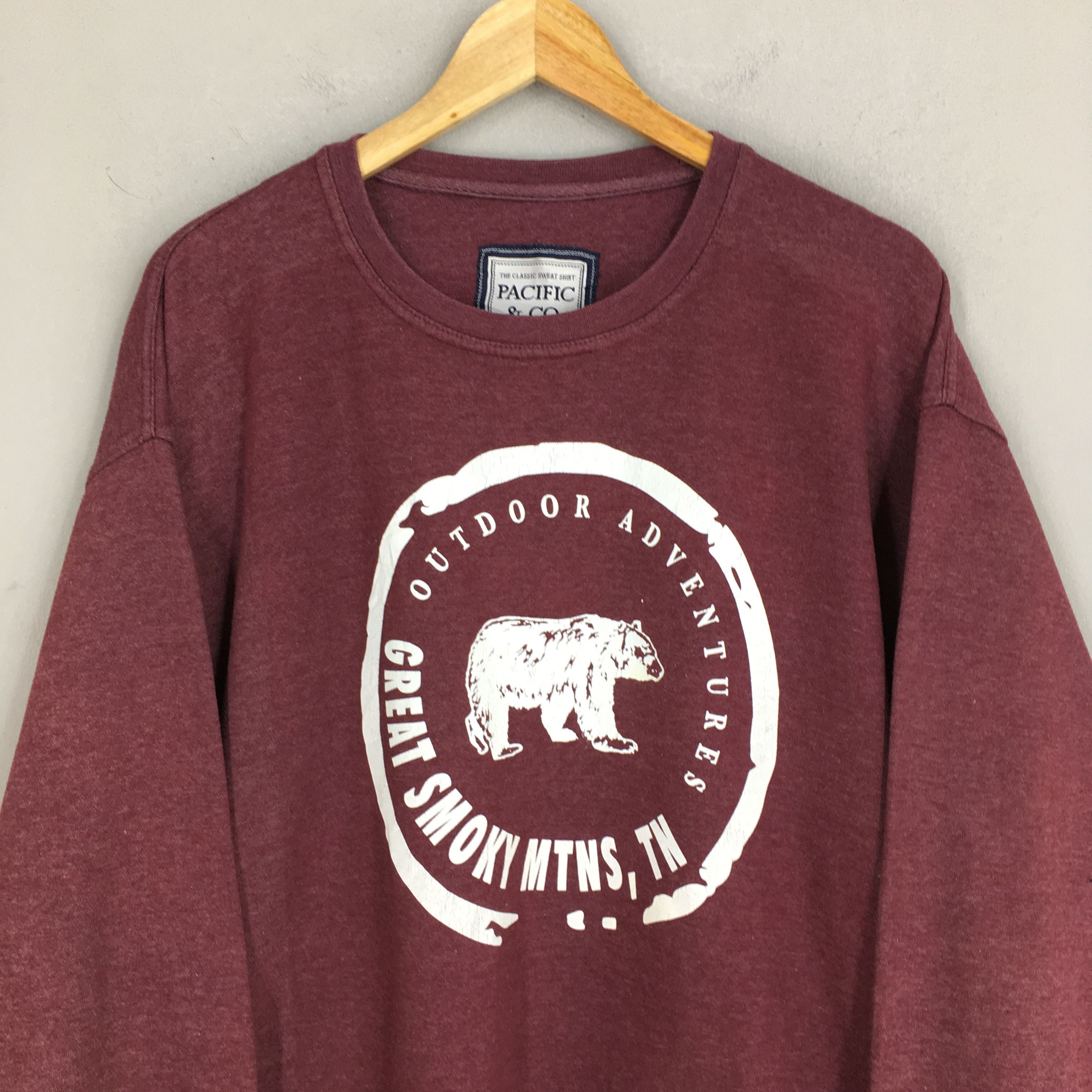 Pacific and Co. Vintage 90s Great Smoky Mountain Sweatshirt XLarge Size US XL / EU 56 / 4 - 2 Thumbnail