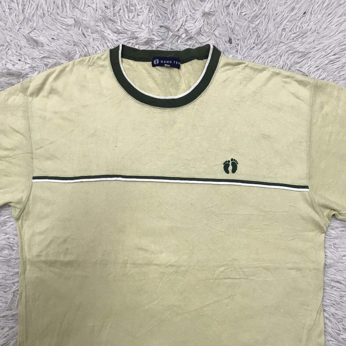 Hang Ten VINTAGE HANG TEN SMALL LOGO EMBROIDERY TSHIRT Size US L / EU 52-54 / 3 - 8 Thumbnail