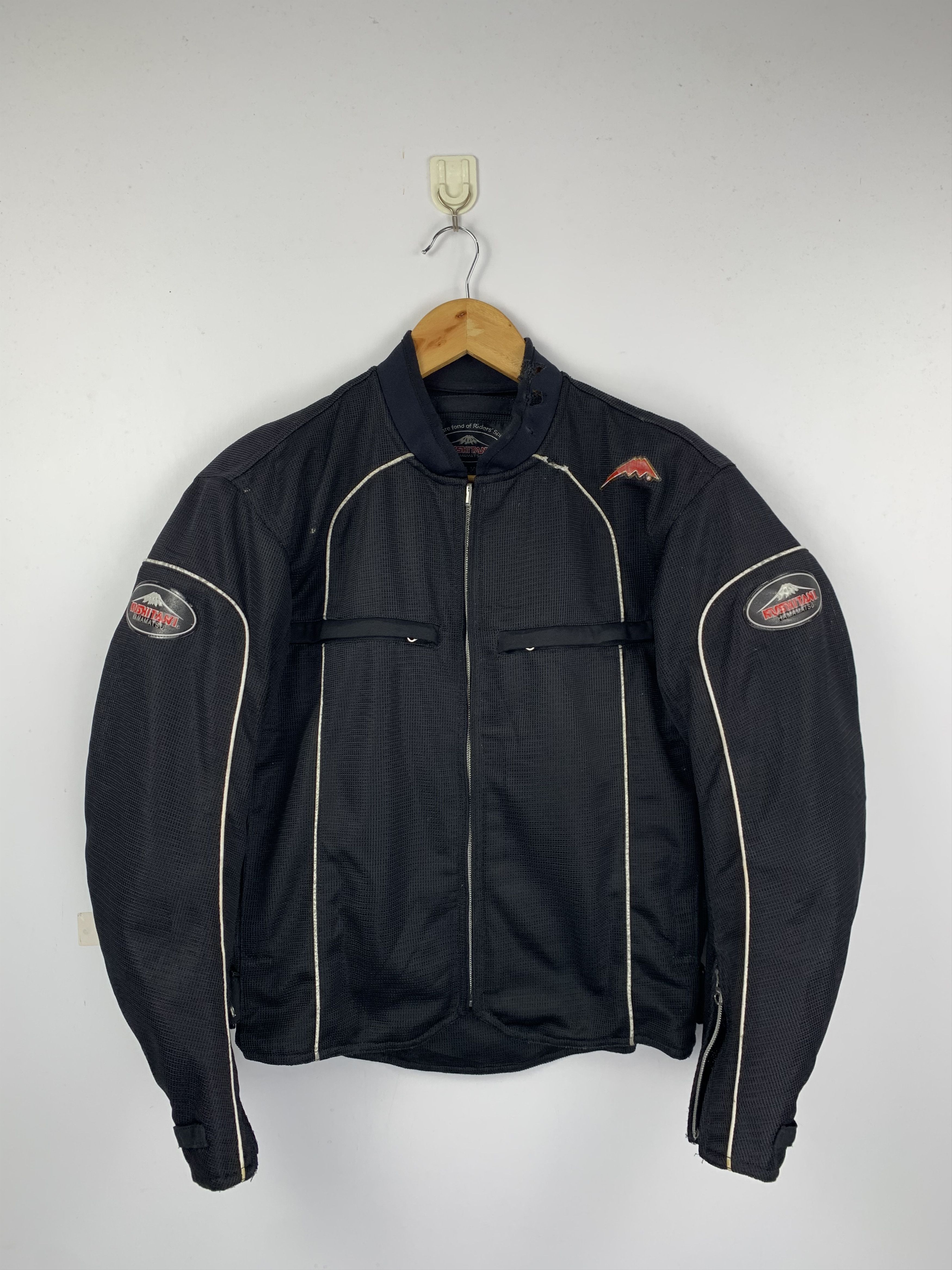 image of Kushitani Hamamatsu Racing Jacket in Black, Men's (Size Medium)