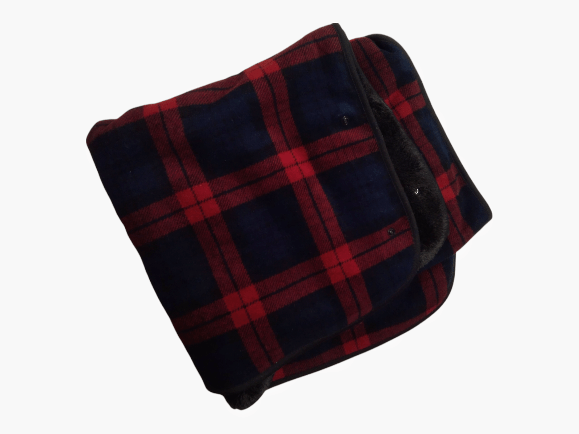 Japanese Brand × Jun Takahashi × Uniqlo VINTAGE UNIQLO PLAID FURRY FLEECE BUTTON UP CAPE Size US M / EU 48-50 / 2 - 11 Thumbnail