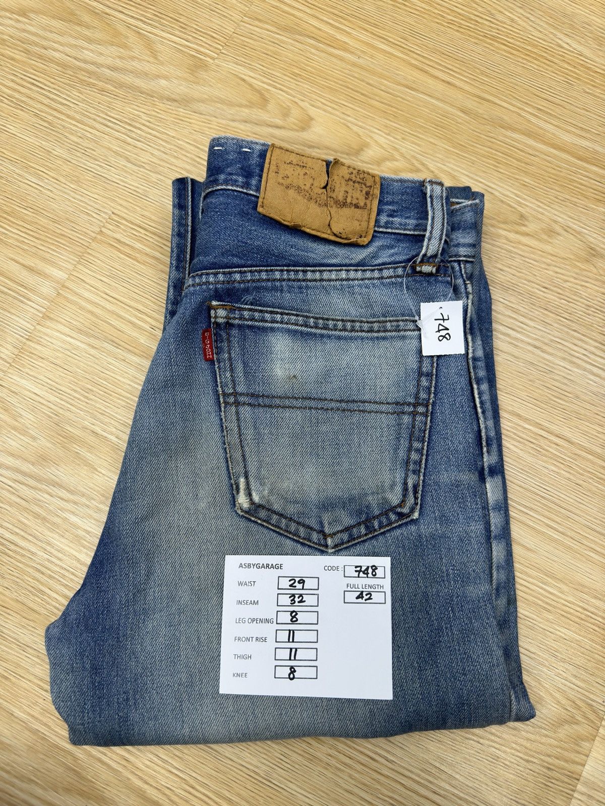 Big John × KOJIMA GENES × Vintage Vintage 80s Big John Denim Size 29 J748 Size US 29 - 13 Thumbnail