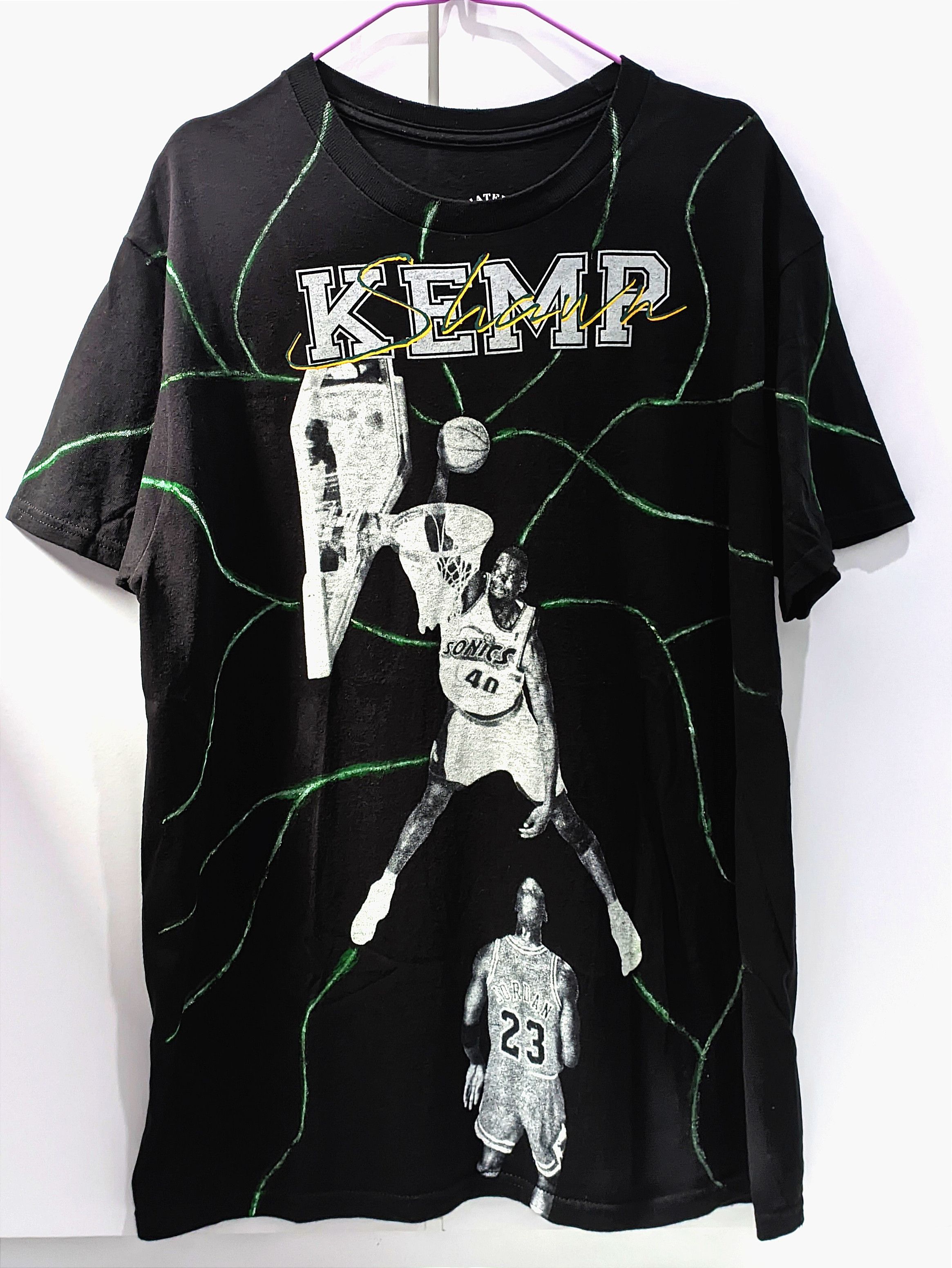 Vintage Shawn Kemp Reign Man Dunks on Jordan Bootleg Y2K Grailed