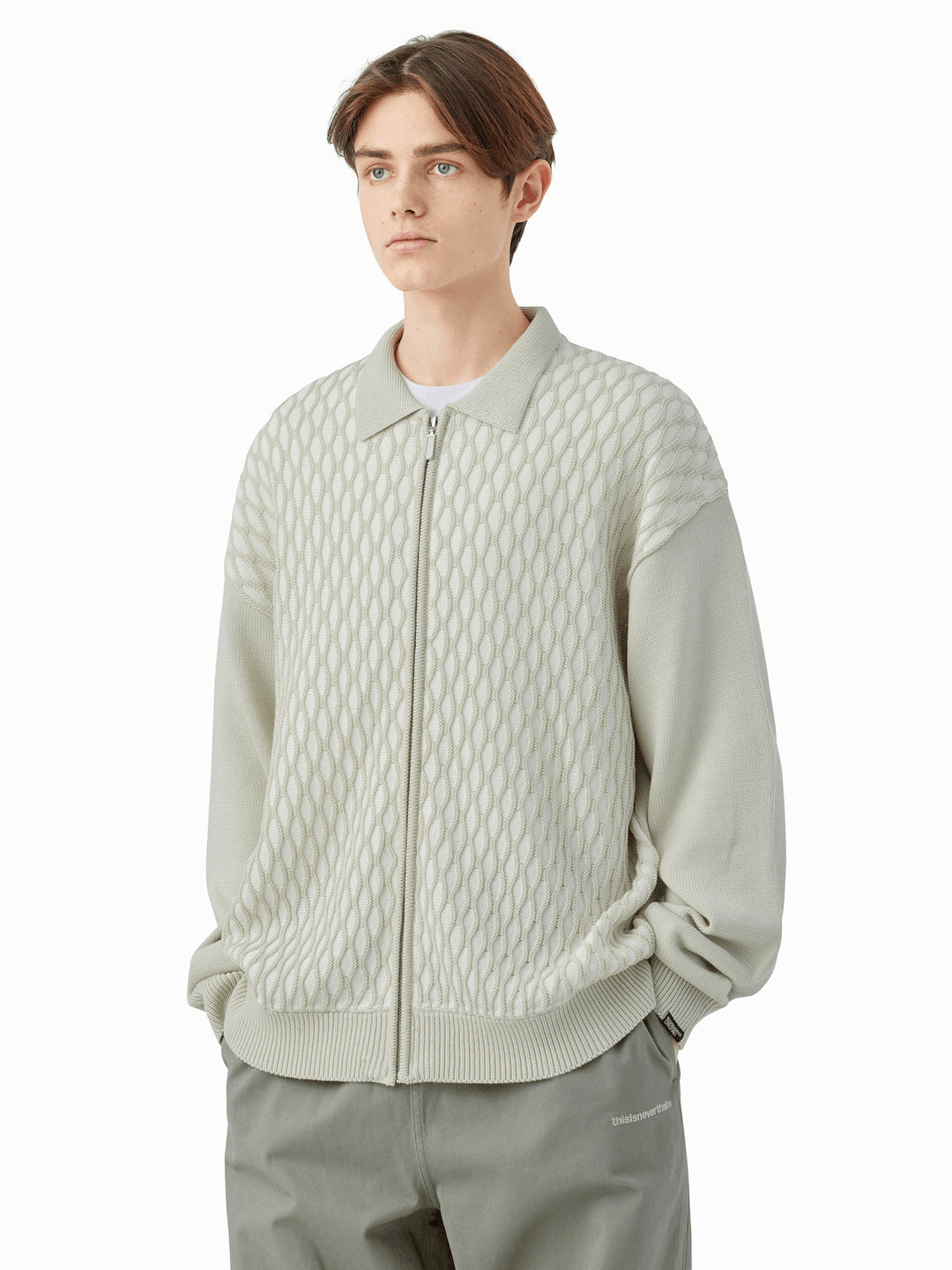 thisisneverthat Thisisneverthat Zip Up Cardigan Size US L / EU 52-54 / 3 - 4 Thumbnail