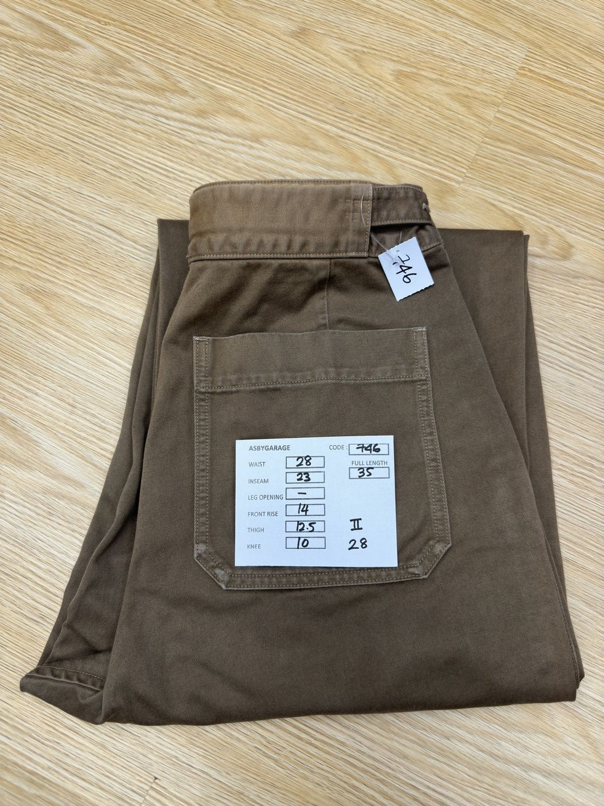 Designer × Margaret Howell × Vintage Margaret Howell Baggy Crop Brown Pant Size 28 J746 Size US 28 / EU 44 - 10 Thumbnail