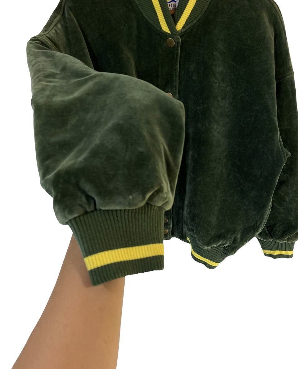 Hiroko Koshino Homme Hiroko Koshino Japanese Brands Velvet Green Jacket Size US L / EU 52-54 / 3 - 8 Thumbnail