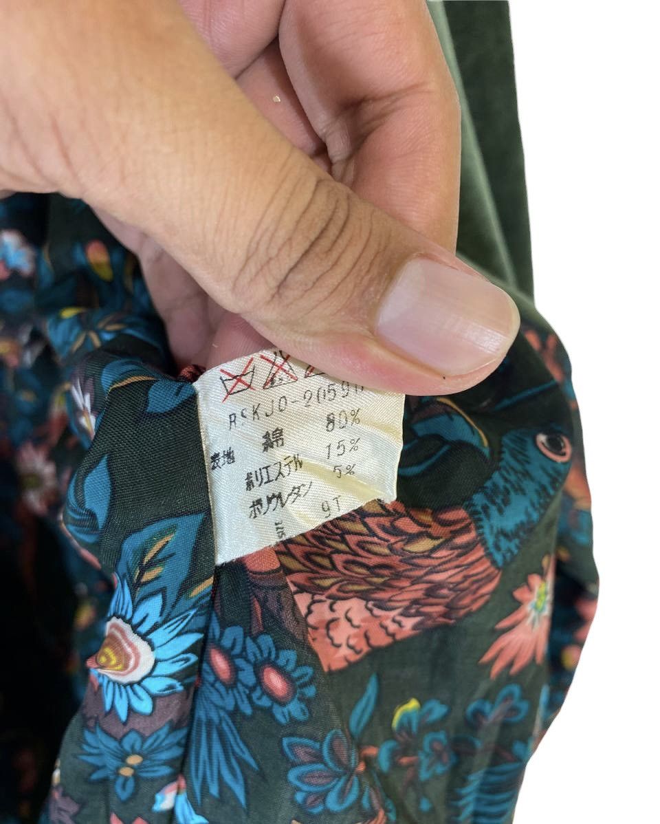 Hiroko Koshino Homme Hiroko Koshino Japanese Brands Velvet Green Jacket Size US L / EU 52-54 / 3 - 5 Thumbnail