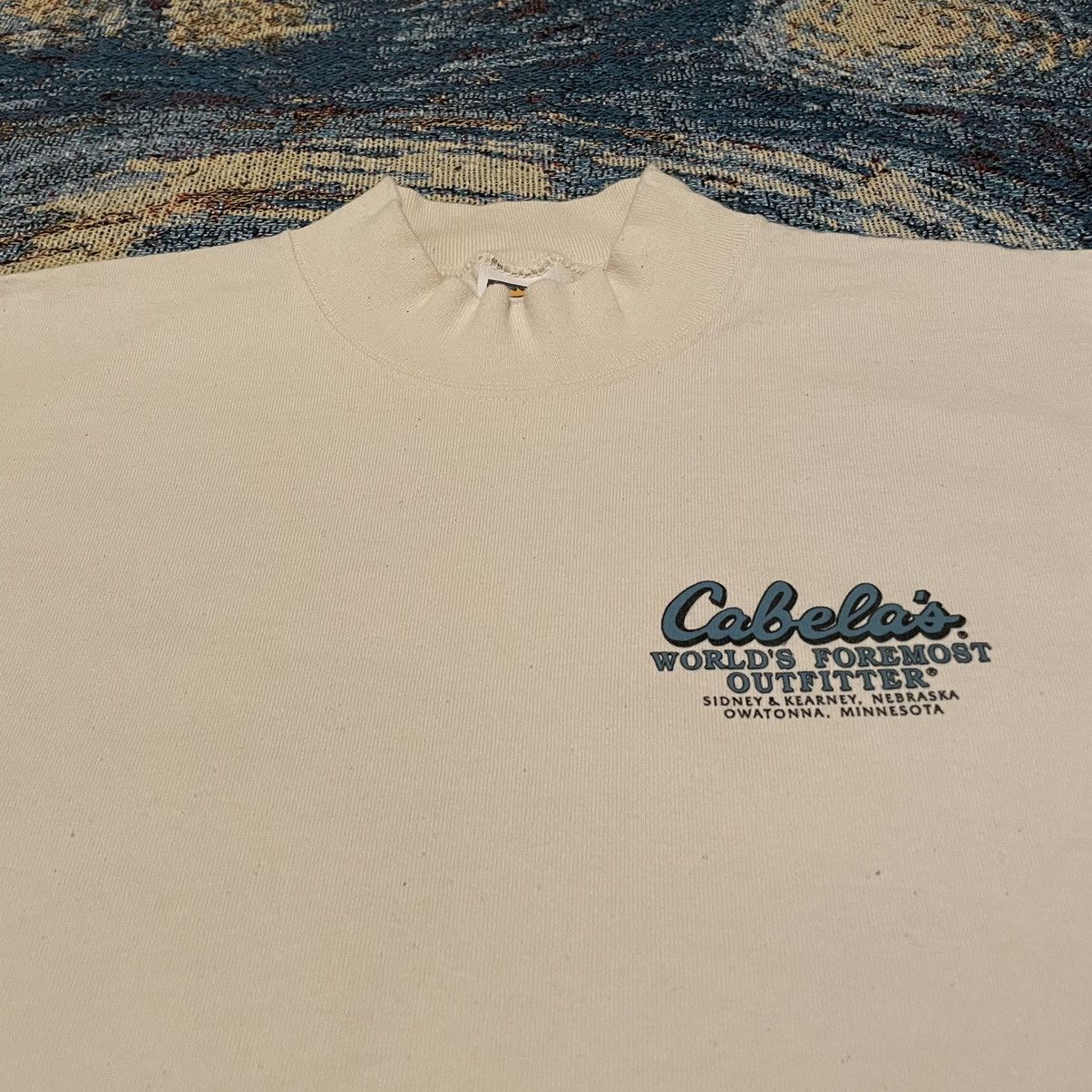 Cabelas × Vintage Vintage 90’s Cabela’s Mock Neck Shirt Size US L / EU 52-54 / 3 - 6 Thumbnail