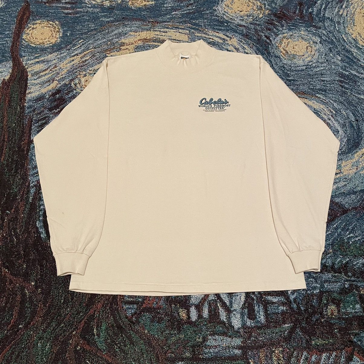 Cabelas × Vintage Vintage 90’s Cabela’s Mock Neck Shirt Size US L / EU 52-54 / 3 - 5 Thumbnail