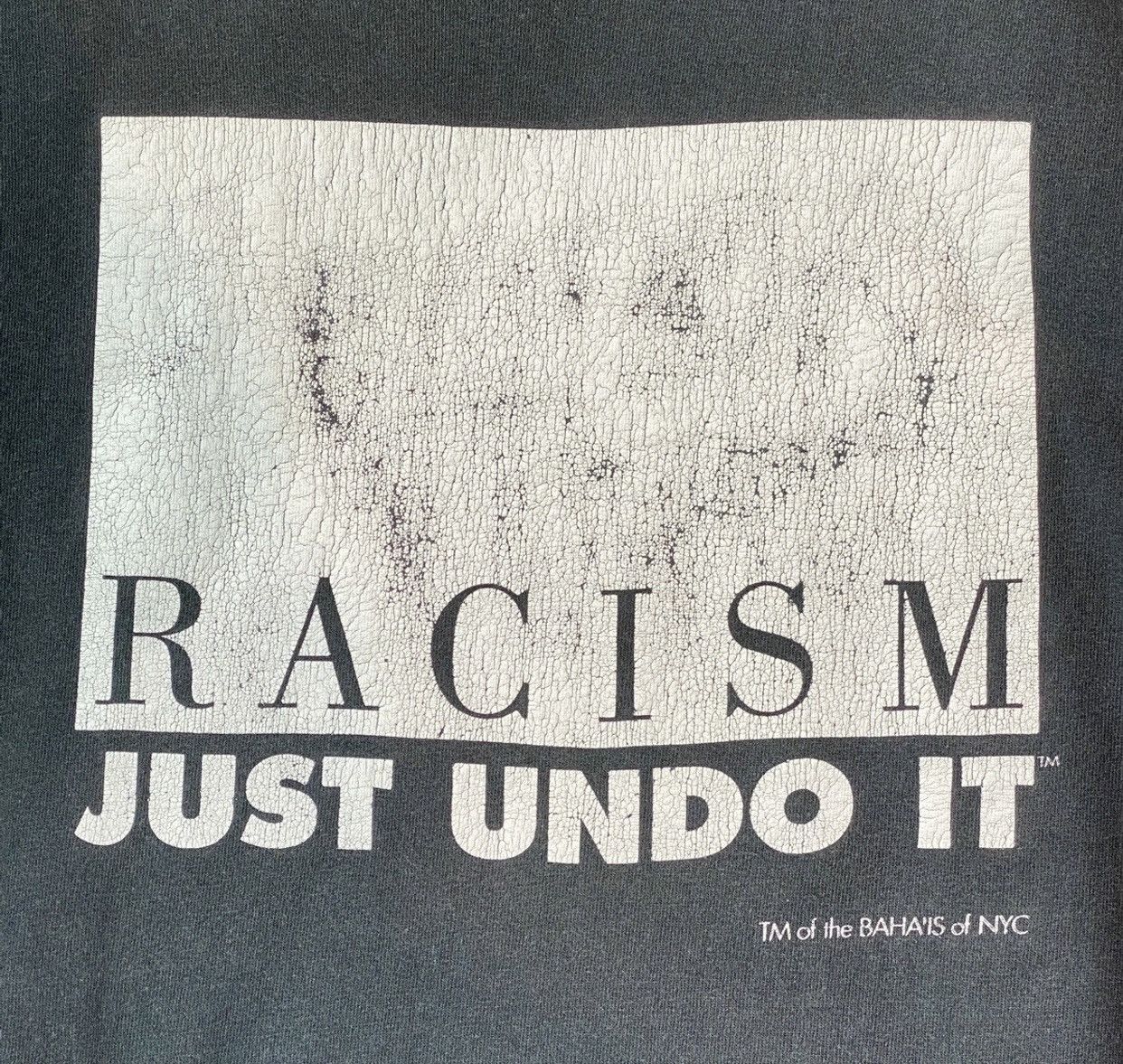 Vintage Vintage 90s Racism Just Undo It Tee Size US XL / EU 56 / 4 - 5 Thumbnail