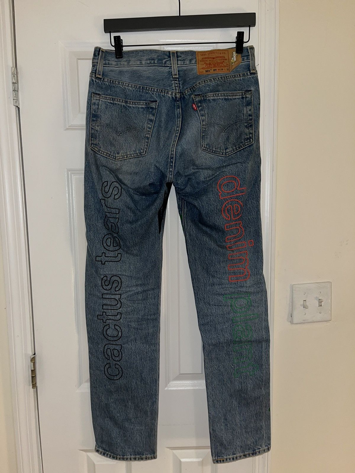 Cactus Plant Flea Market × DENIM TEARS CPFM Levi’s 501 Jeans Size US 29 - 2 Thumbnail