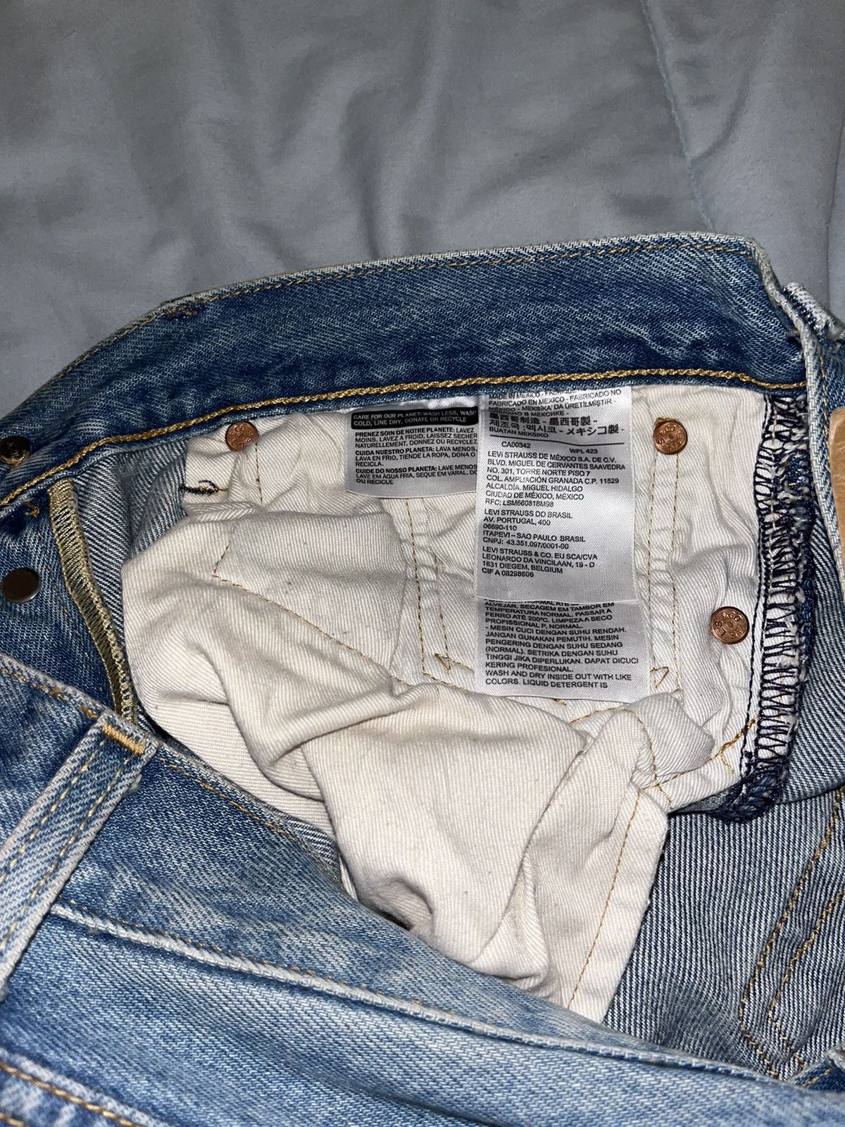 Cactus Plant Flea Market × DENIM TEARS CPFM Levi’s 501 Jeans Size US 29 - 4 Thumbnail