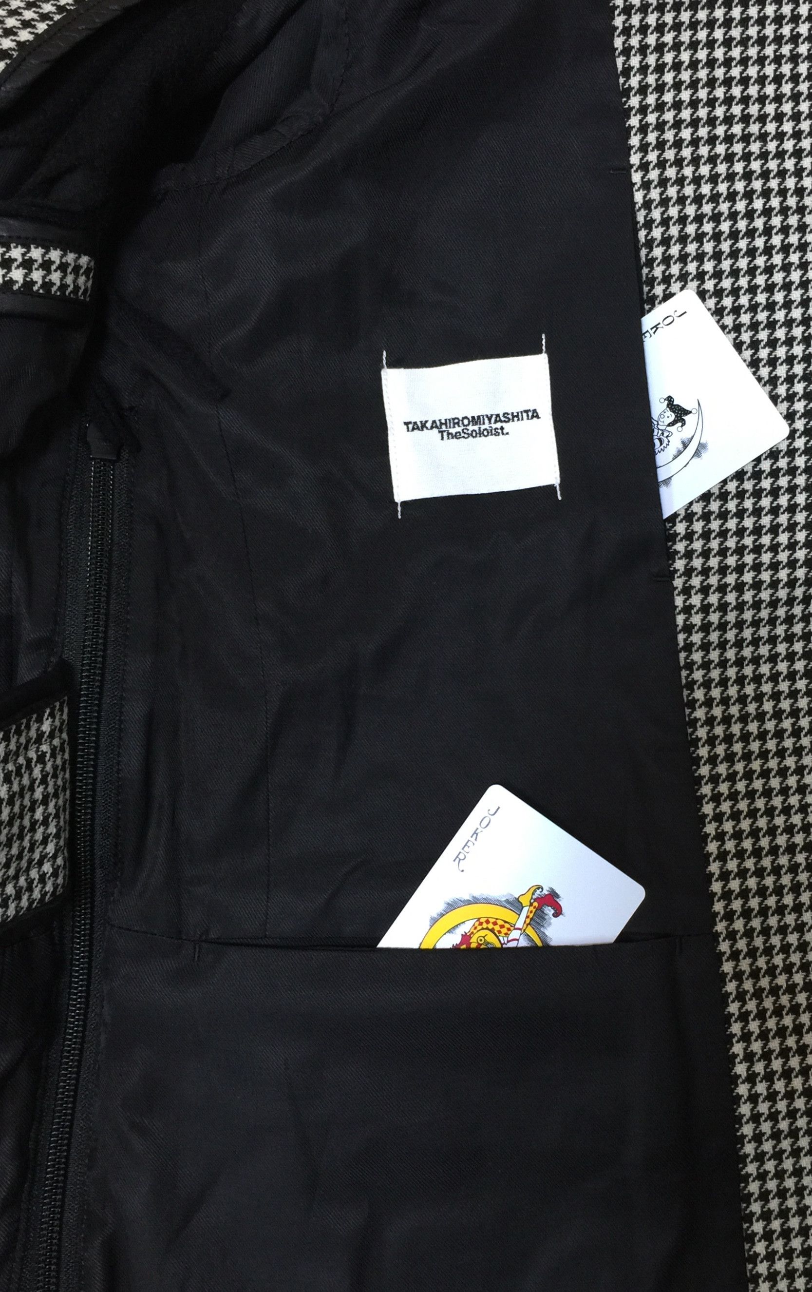 Takahiromiyashita The Soloist. AW18 Bondage Strap Houndstooth Blazer Size 46R - 9 Thumbnail