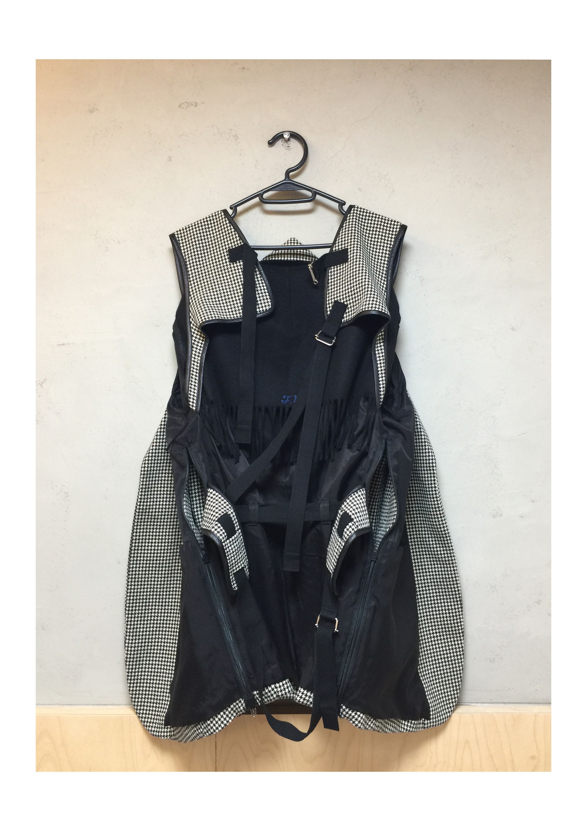 Takahiromiyashita The Soloist. AW18 Bondage Strap Houndstooth Blazer Size 46R - 3 Thumbnail