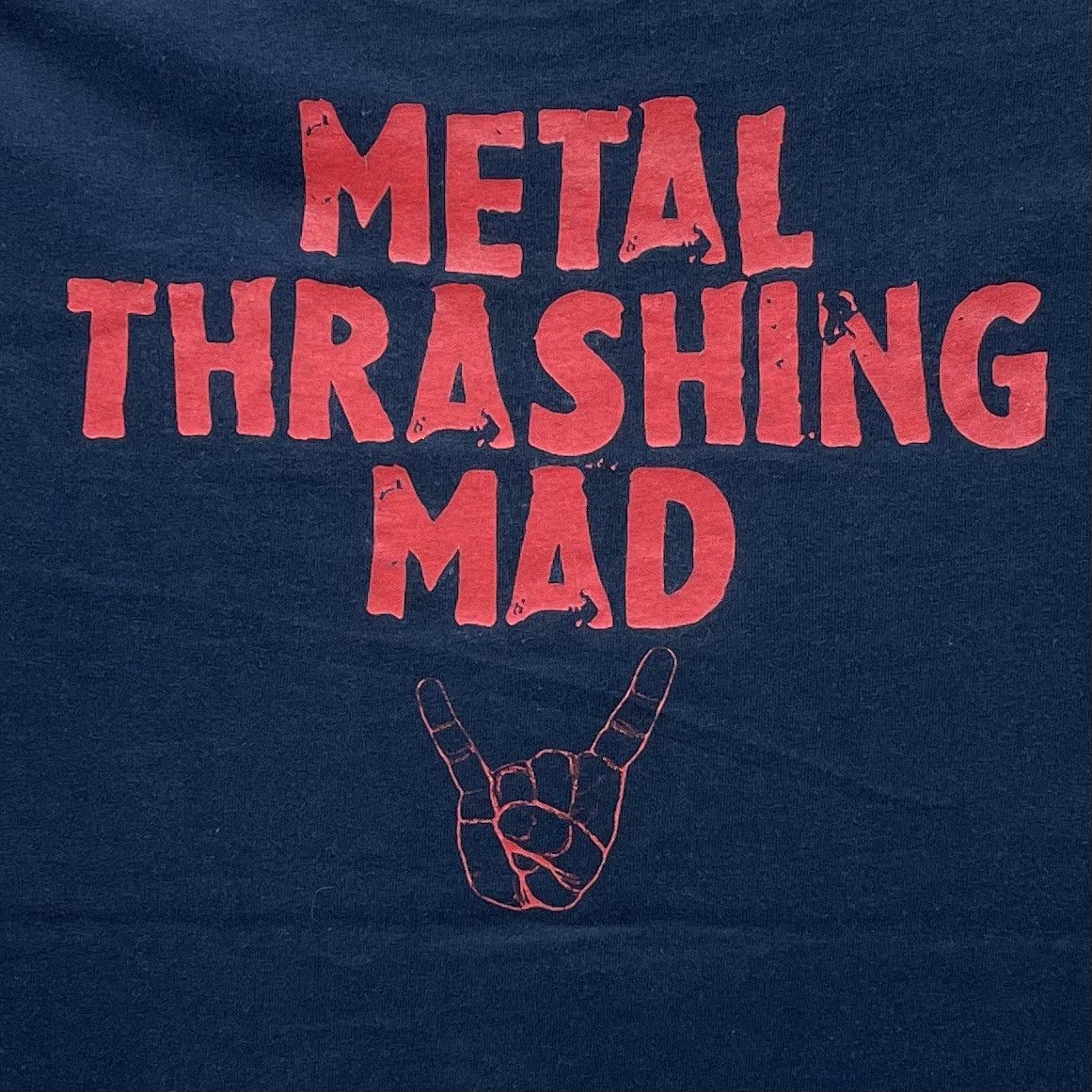 Band Tees Vintage 90s Anthrax Metal Thrashing Mad Band Tour T-Shirt Size US S / EU 44-46 / 1 - 4 Thumbnail
