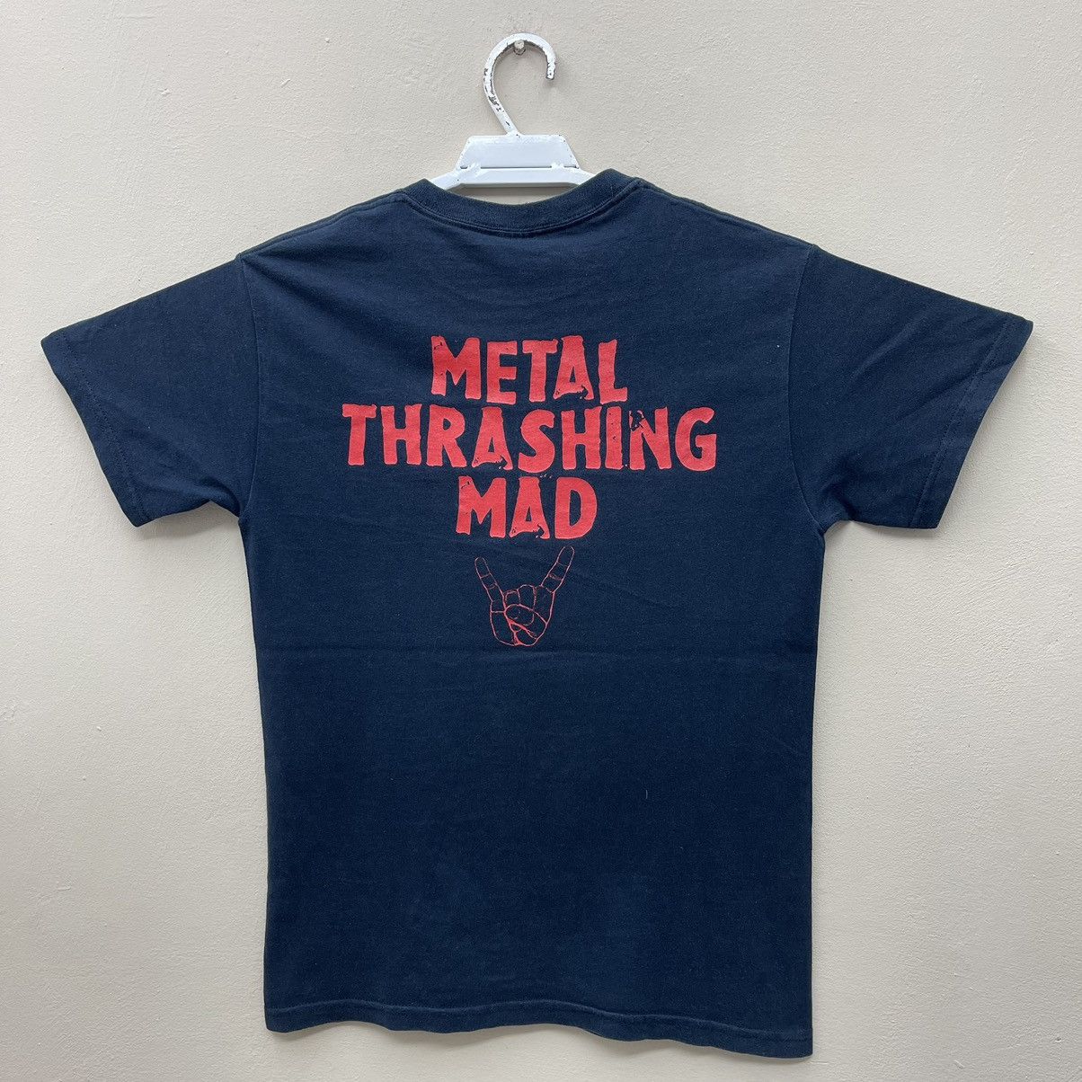 Band Tees Vintage 90s Anthrax Metal Thrashing Mad Band Tour T-Shirt Size US S / EU 44-46 / 1 - 2 Thumbnail