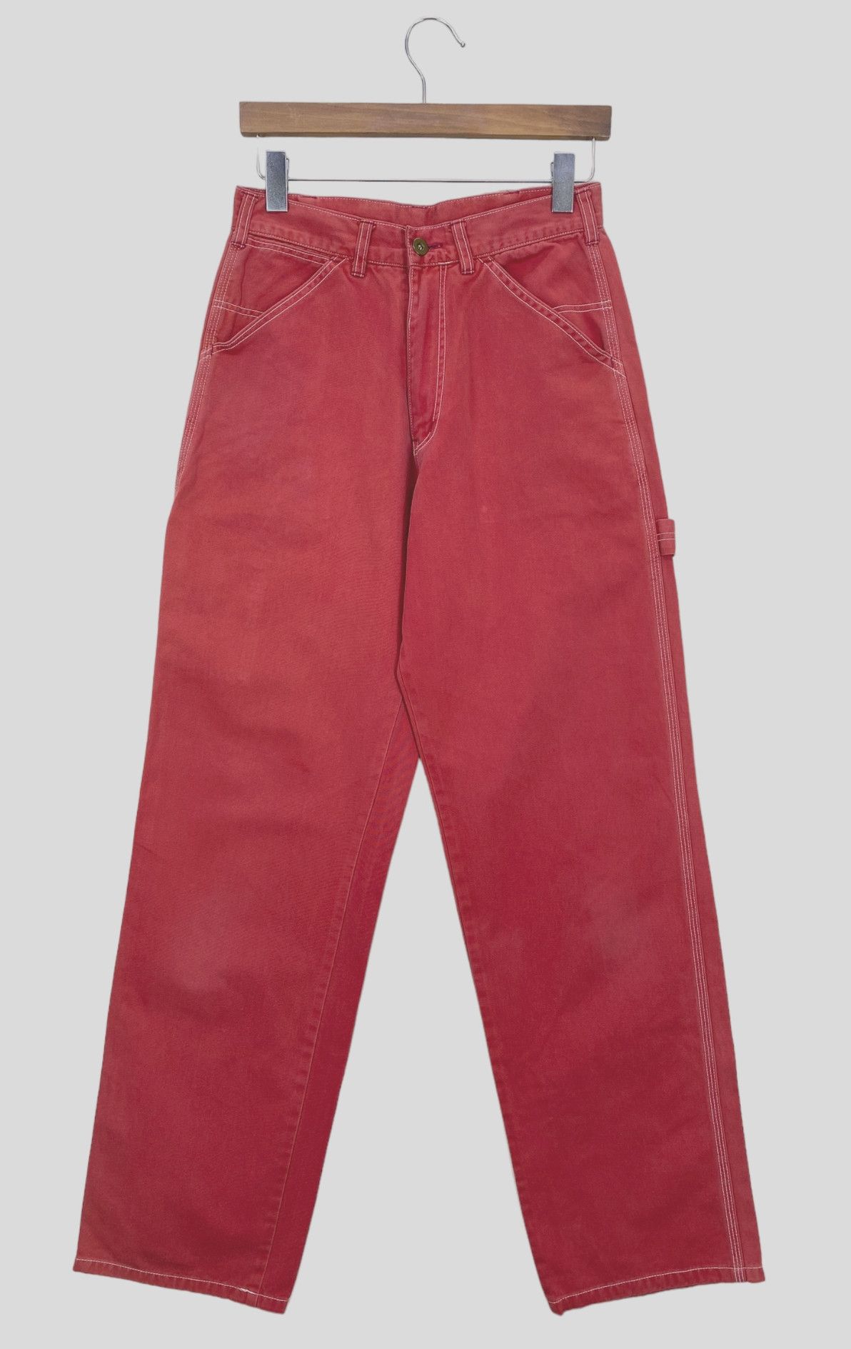 Japanese Brand Bee Bell Carpenter Jeans Hickory Skateboard Jeans Size US 28 / EU 44 - 2 Thumbnail