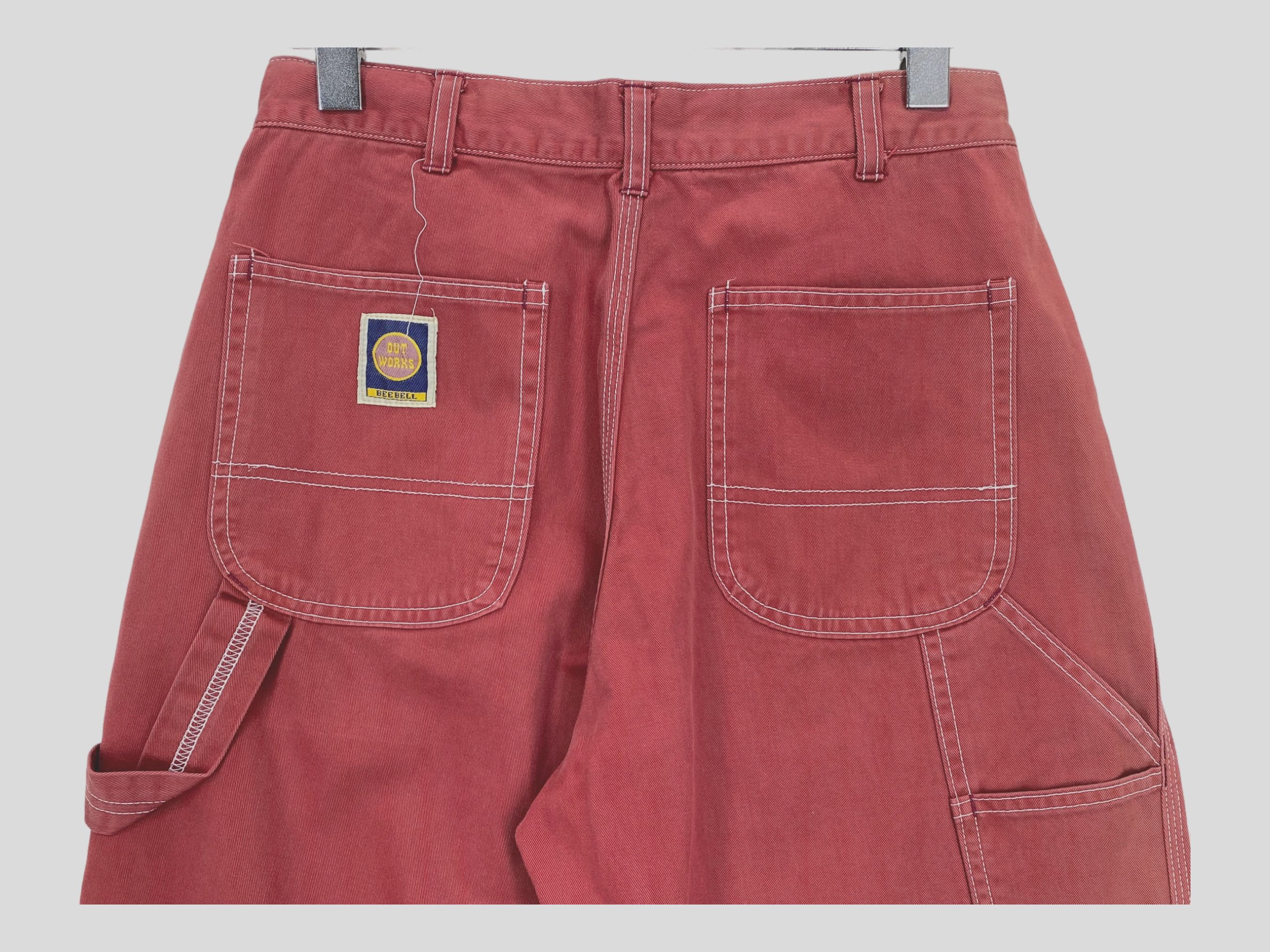 Japanese Brand Bee Bell Carpenter Jeans Hickory Skateboard Jeans Size US 28 / EU 44 - 7 Thumbnail