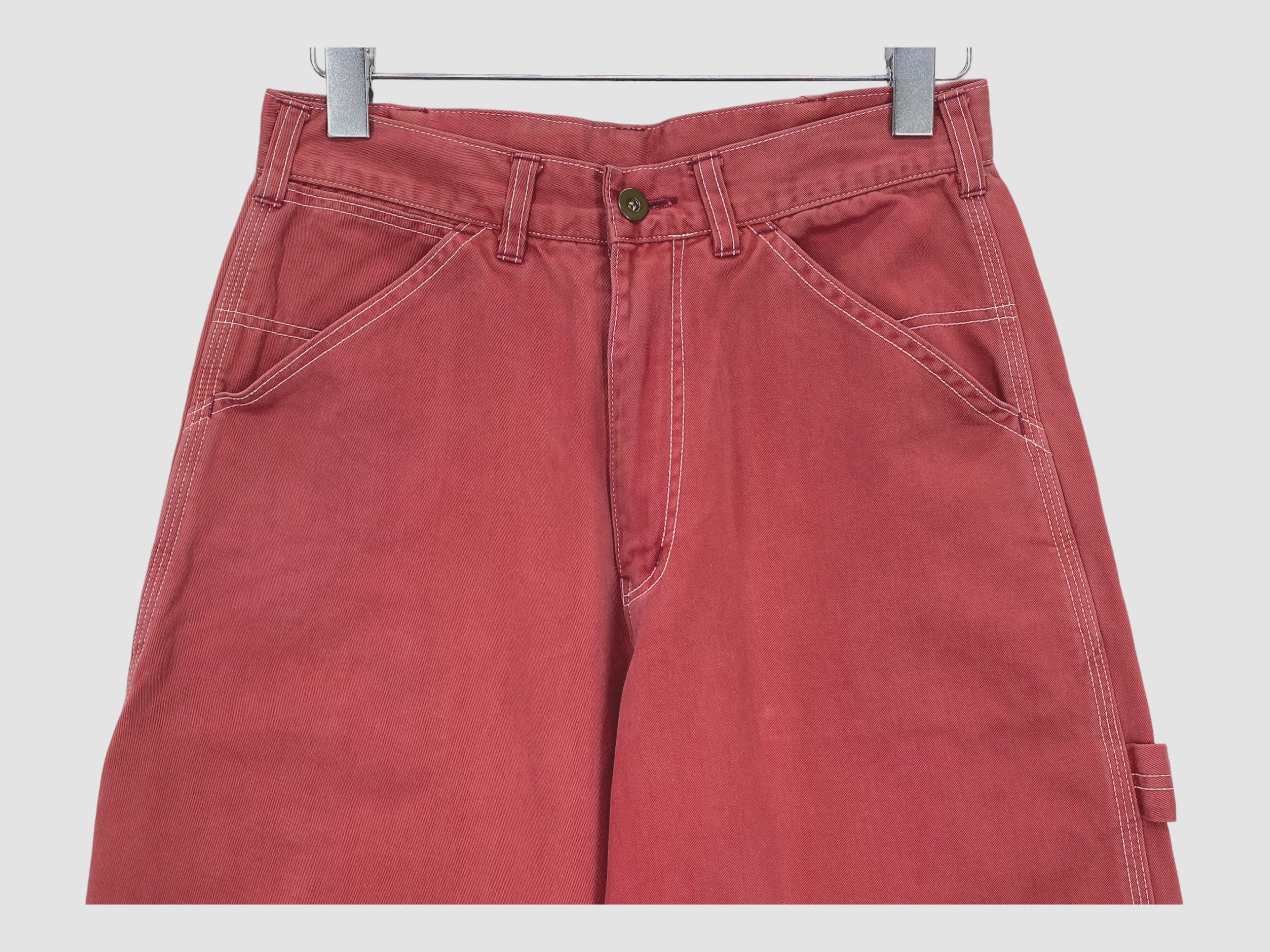 Japanese Brand Bee Bell Carpenter Jeans Hickory Skateboard Jeans Size US 28 / EU 44 - 3 Thumbnail