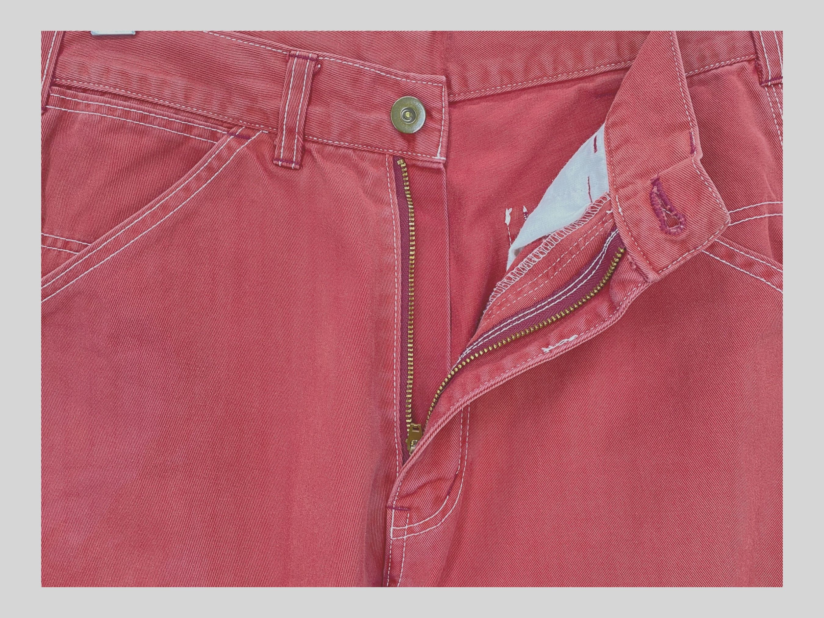 Japanese Brand Bee Bell Carpenter Jeans Hickory Skateboard Jeans Size US 28 / EU 44 - 4 Thumbnail