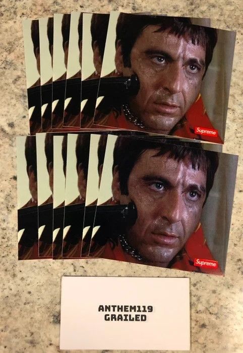 Scarface sticker outlet supreme