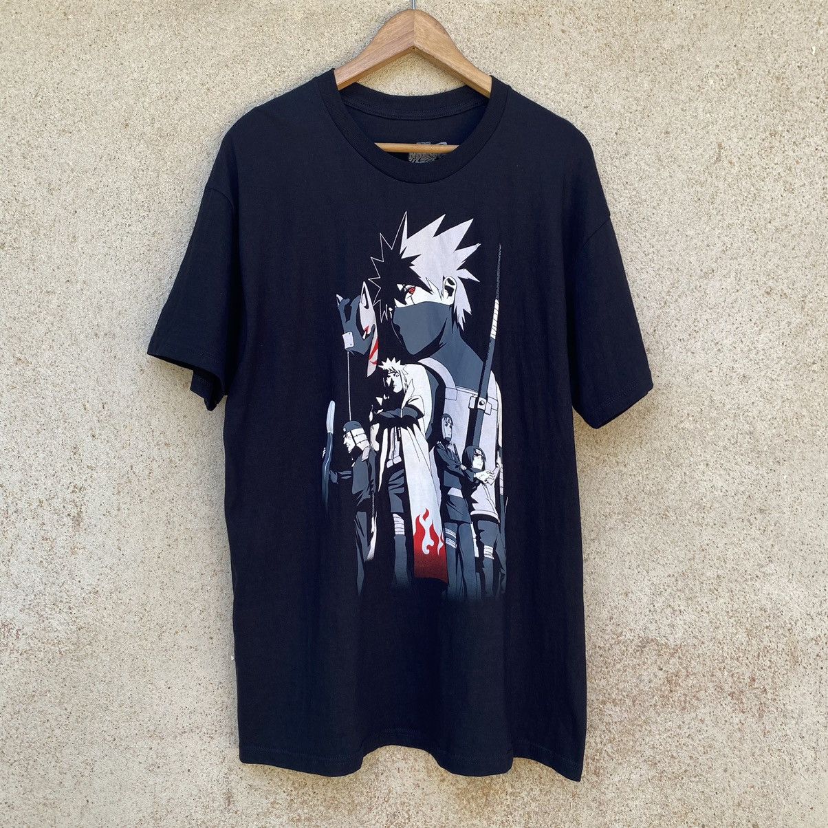 Anime Rare Naruto Shippuden Kakashi Minato Itachi Tee Size US XL / EU 56 / 4 - 1 Thumbnail