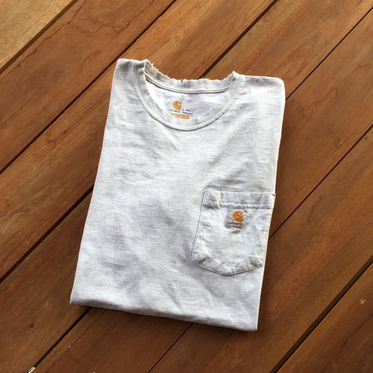 Carhartt 💥SICK💥Thrashed Distressed Carhartt Pocket ERD GHOST TEE Size US L / EU 52-54 / 3 - 1 Thumbnail