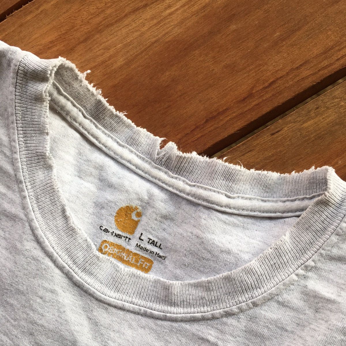 Carhartt 💥SICK💥Thrashed Distressed Carhartt Pocket ERD GHOST TEE Size US L / EU 52-54 / 3 - 2 Thumbnail