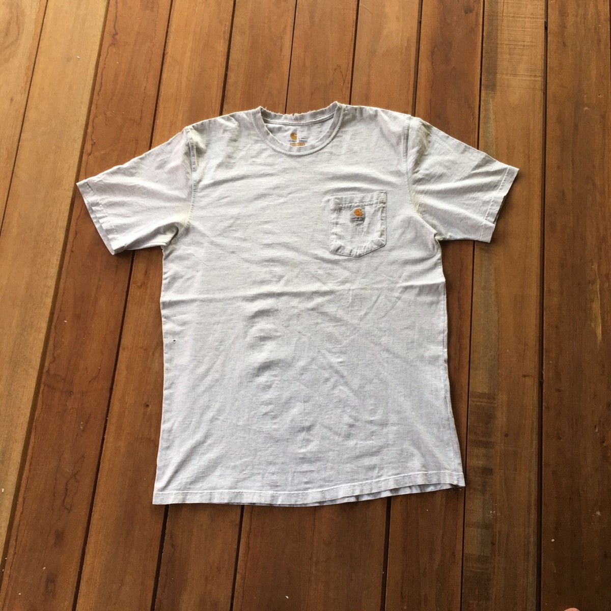 Carhartt 💥SICK💥Thrashed Distressed Carhartt Pocket ERD GHOST TEE Size US L / EU 52-54 / 3 - 5 Thumbnail