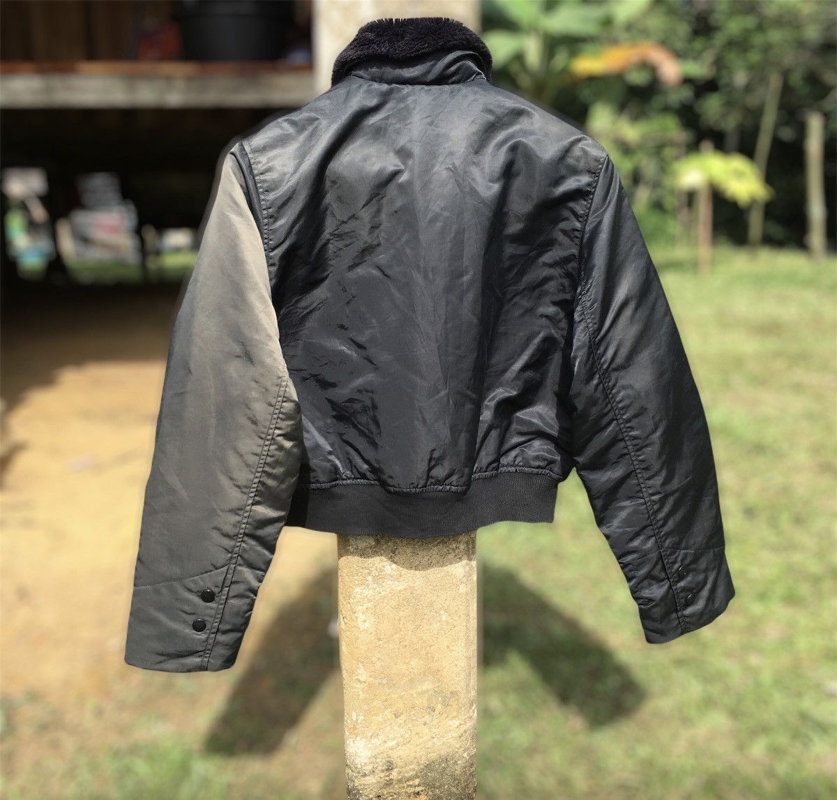French Connection Thrashed Faded Vintage French Connection ERD GRUNGE JACKET Size US S / EU 44-46 / 1 - 2 Thumbnail