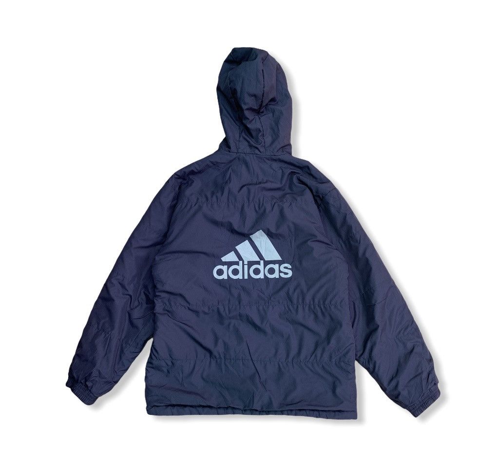 Vintage Adidas Navy Gray Reversible Hooded online Jacket Men’s Large