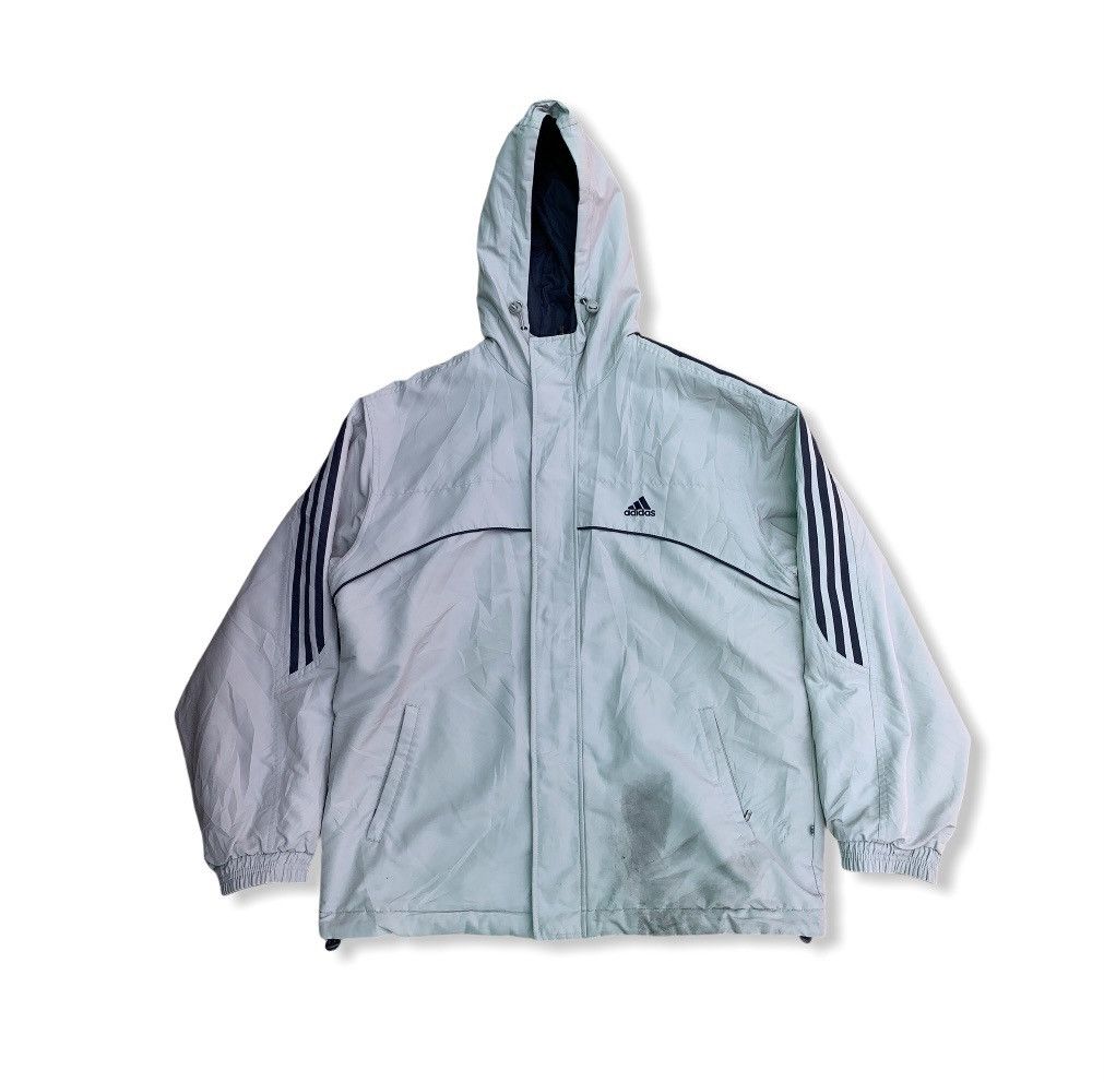 Vintage Vintage Adidas Reversible Parka Big Logo Jacket Size US L / EU 52-54 / 3 - 2 Thumbnail