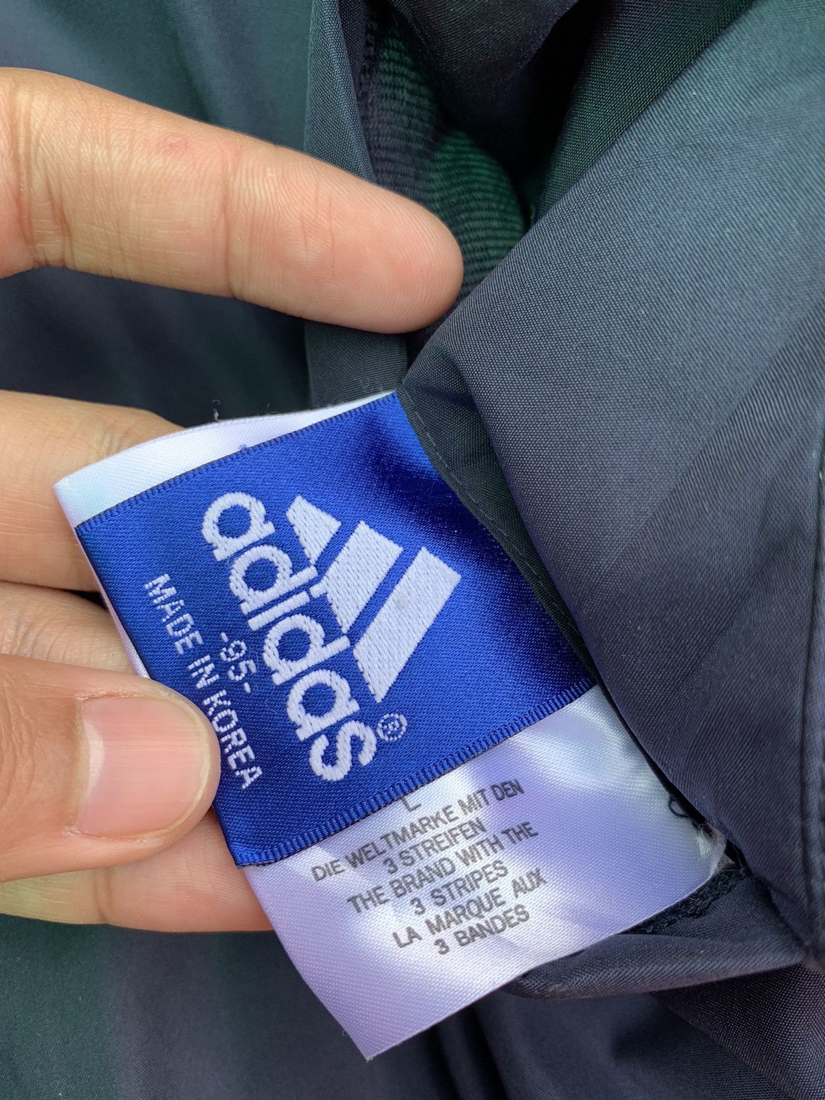 Vintage Vintage Adidas Reversible Parka Big Logo Jacket Size US L / EU 52-54 / 3 - 4 Thumbnail