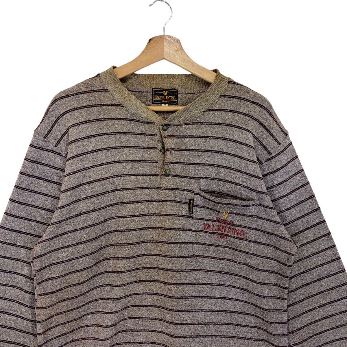 Mario Valentino Vintage 90’s Hugo Valentino Small Logo Crewneck Sweatshirt Size US M / EU 48-50 / 2 - 4 Thumbnail