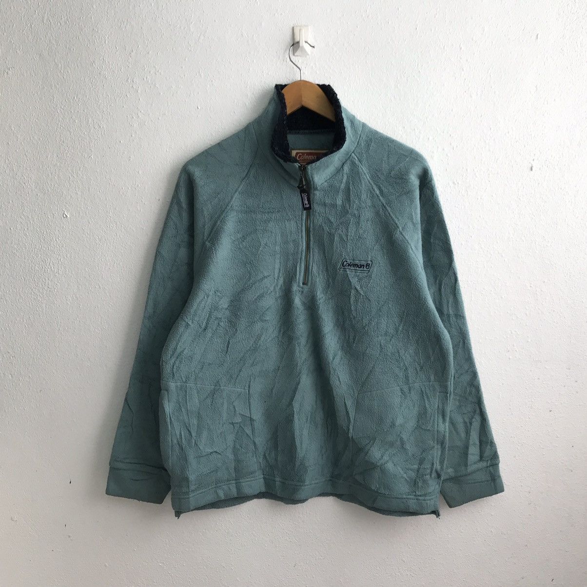 Coleman Fleece Sweatshirt Quarter Zip Embroidery Logo