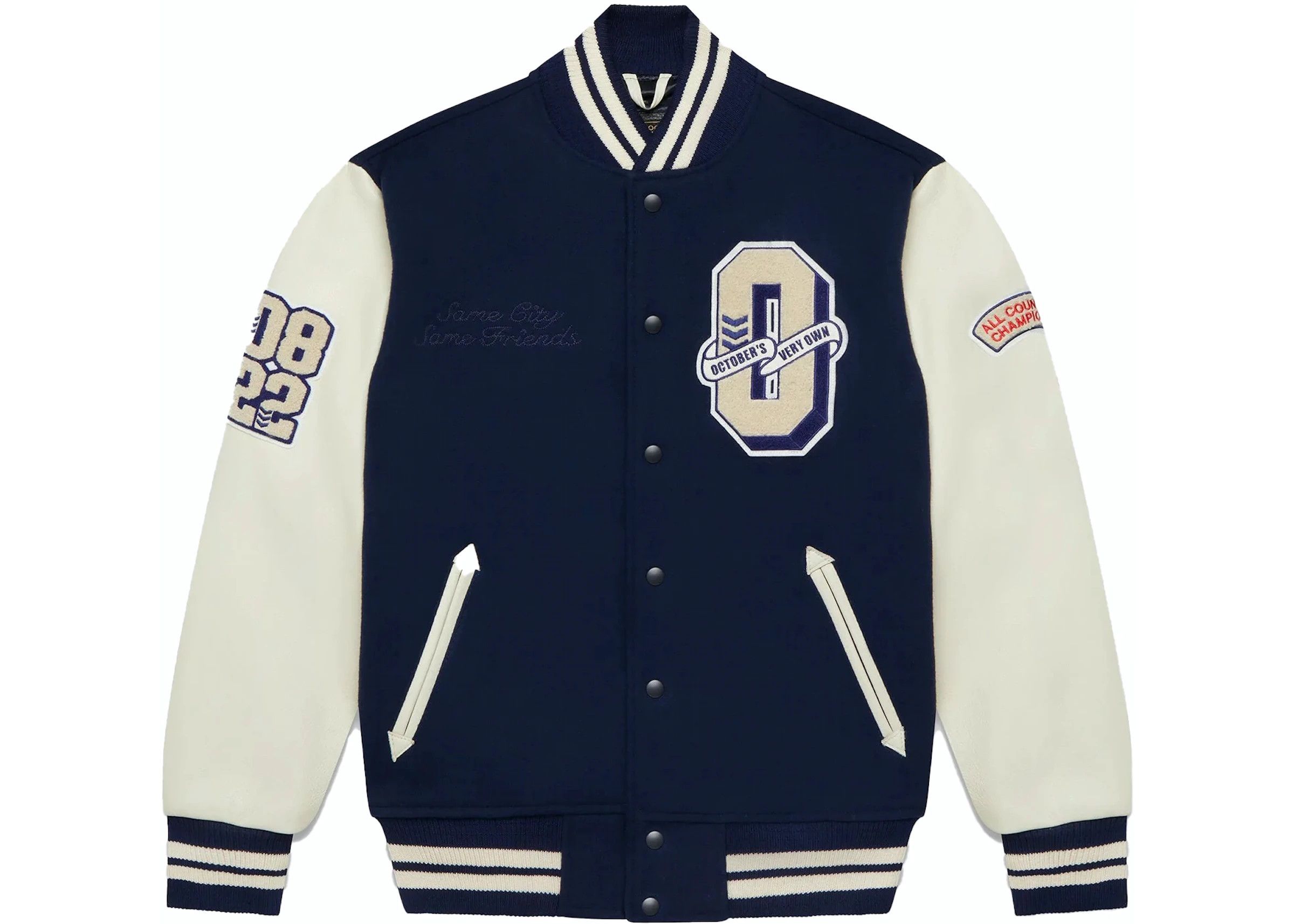 驚きの値段で drake着用 NYLON VARSITY JACKET - メンズ